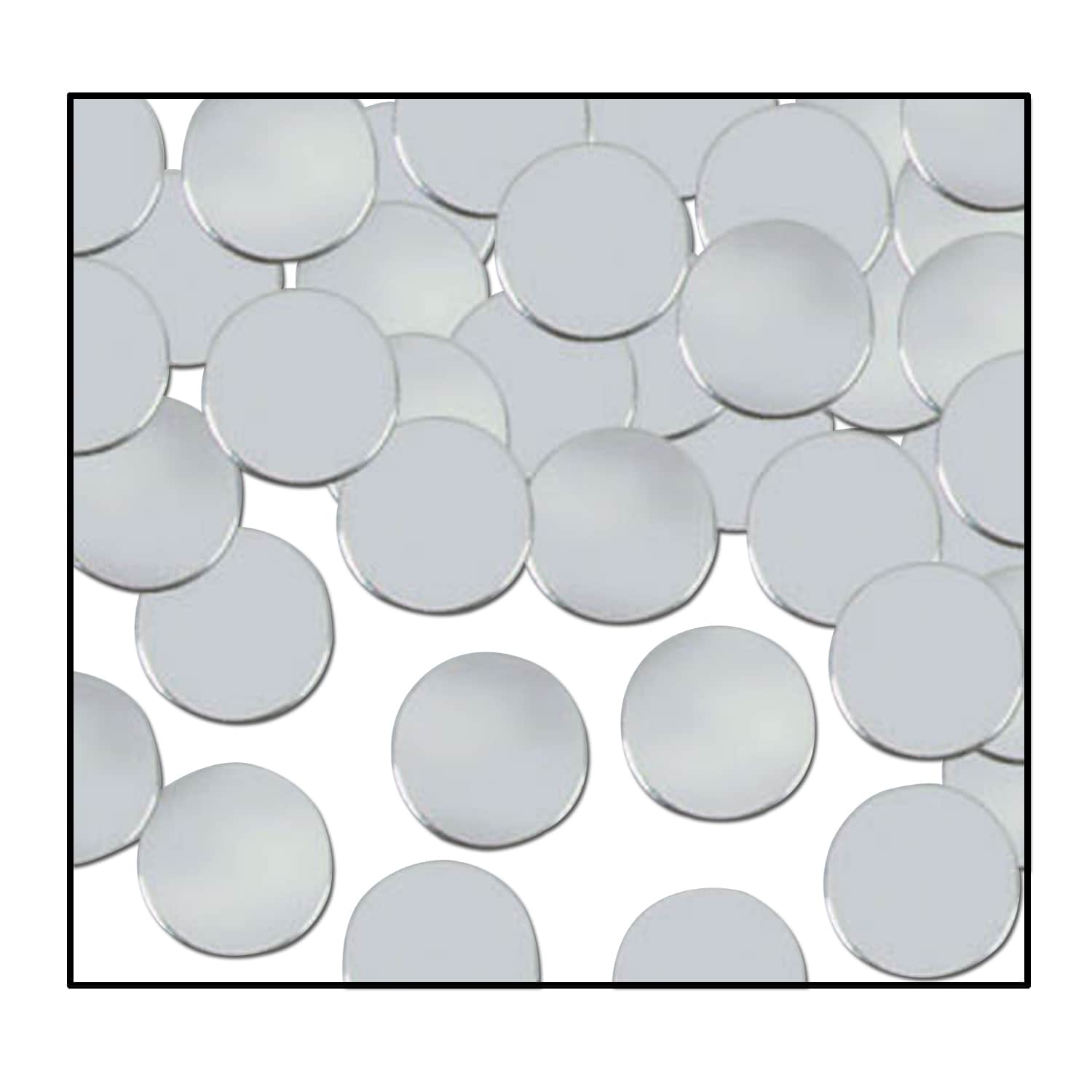 Beistle 1oz. Silver Dot Fanci-Fetti Packs, 3ct.