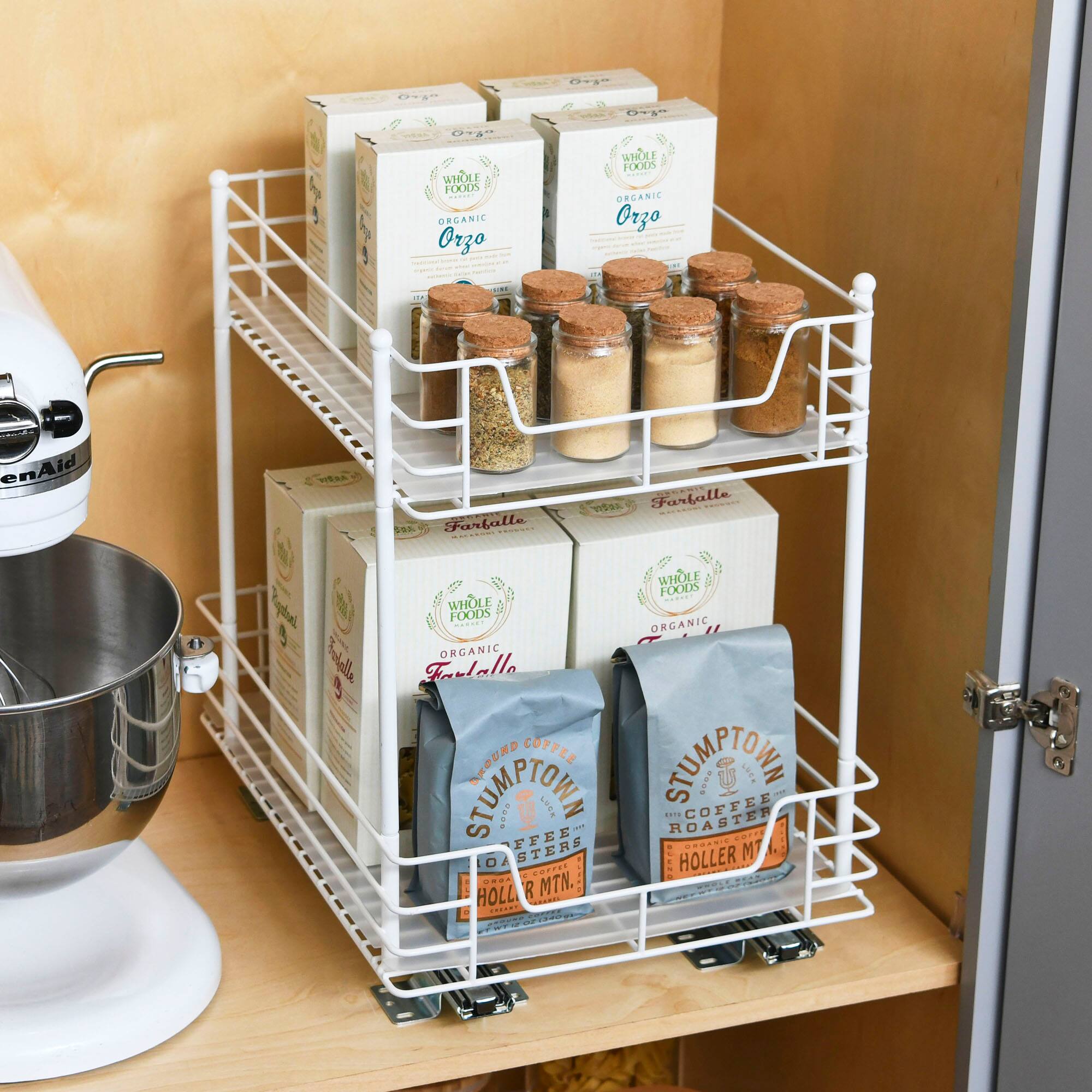 Household Essentials Glidez 2-Tier Cabinet Organizer