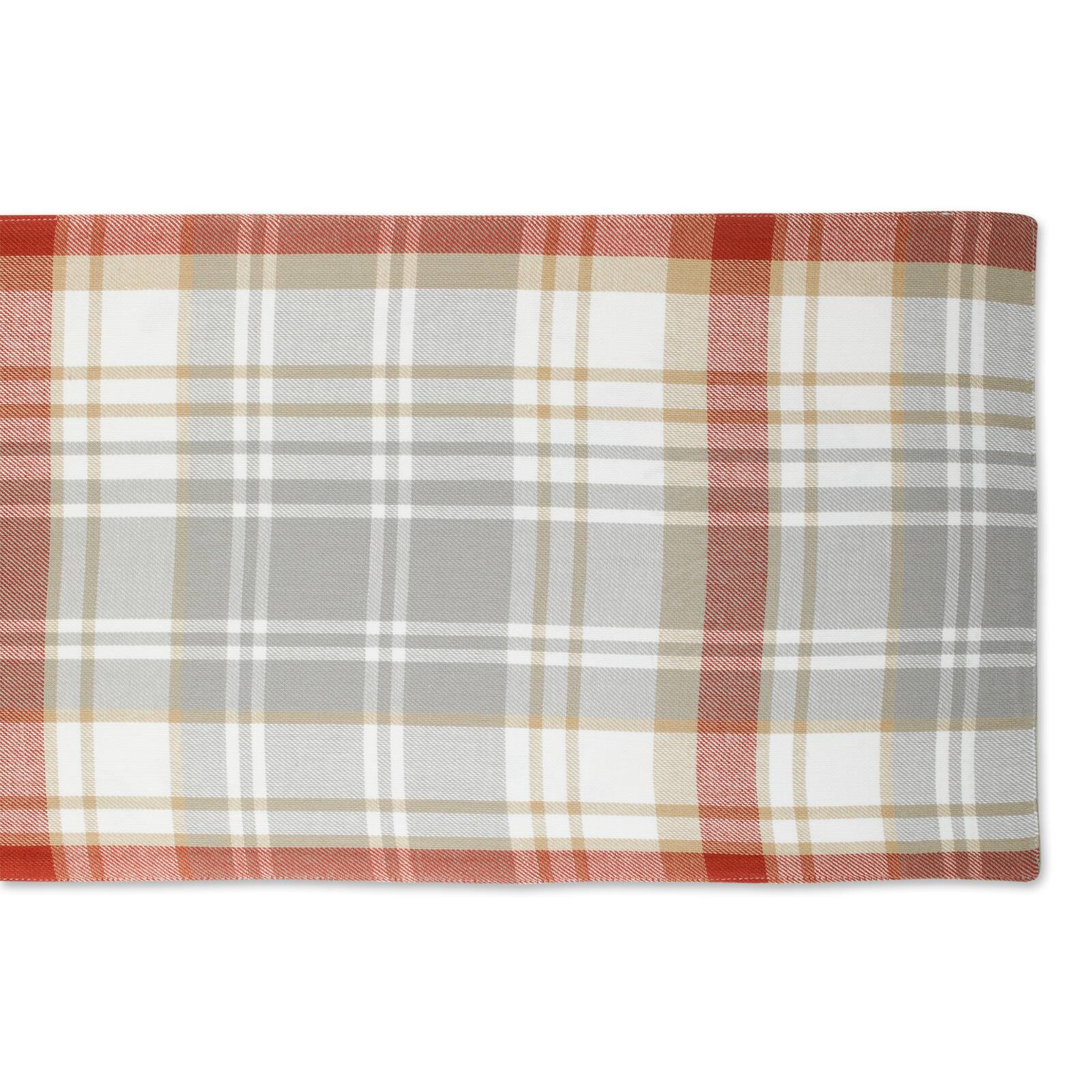 DII® 108" Thanksgiving Thankful Autumn, Fall Leaves, Reversible Table Runner
