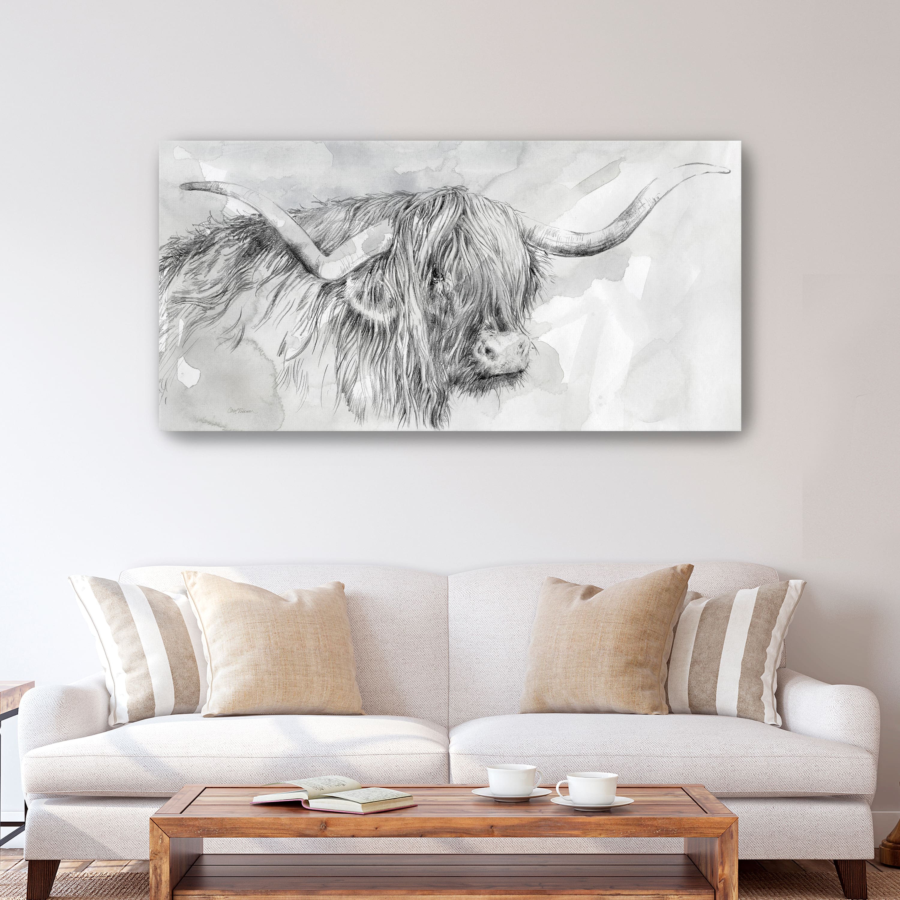 Highland Prince Canvas Giclee