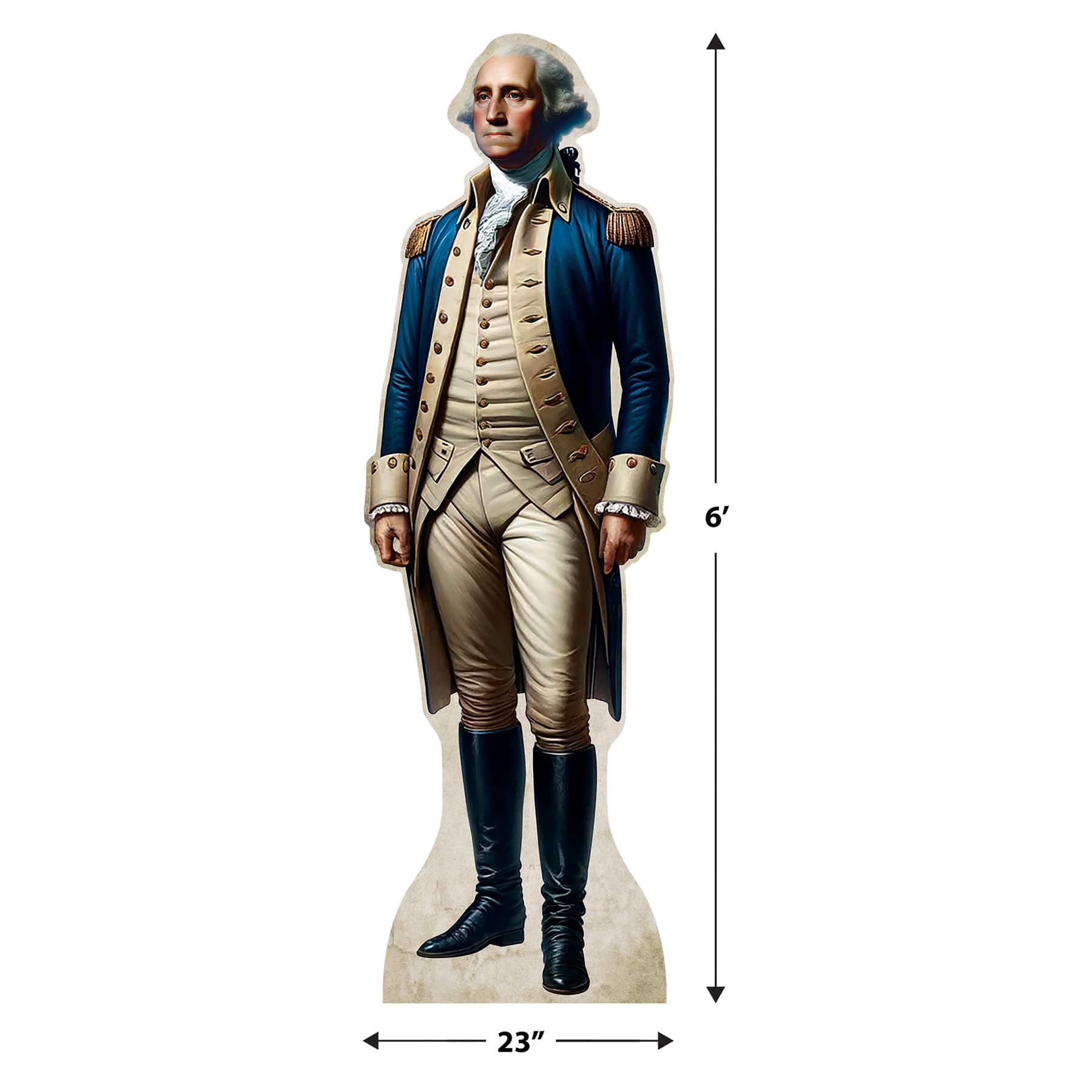 Beistle 23" x 6ft. George Washington Standup