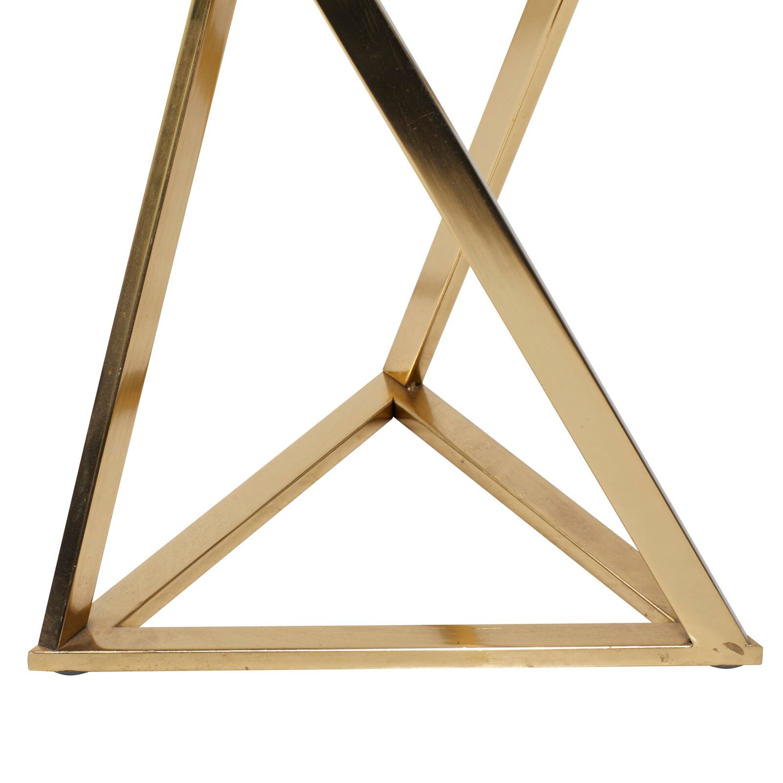 2ft. Gold Marble Contemporary Accent Table, 2ct.