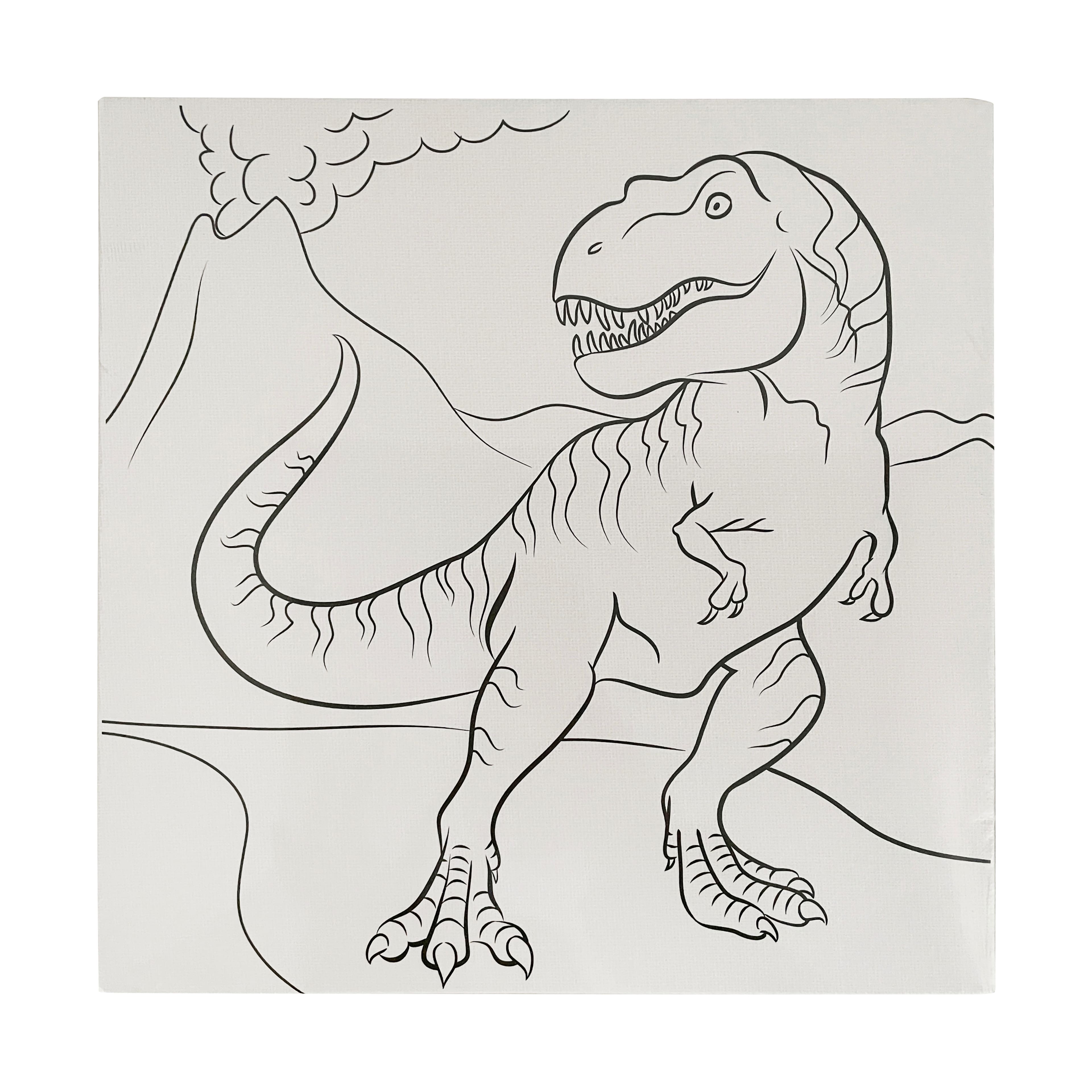 6 Packs: 8 ct. (48 total) Dinosaur Canvas Set by Creatology™