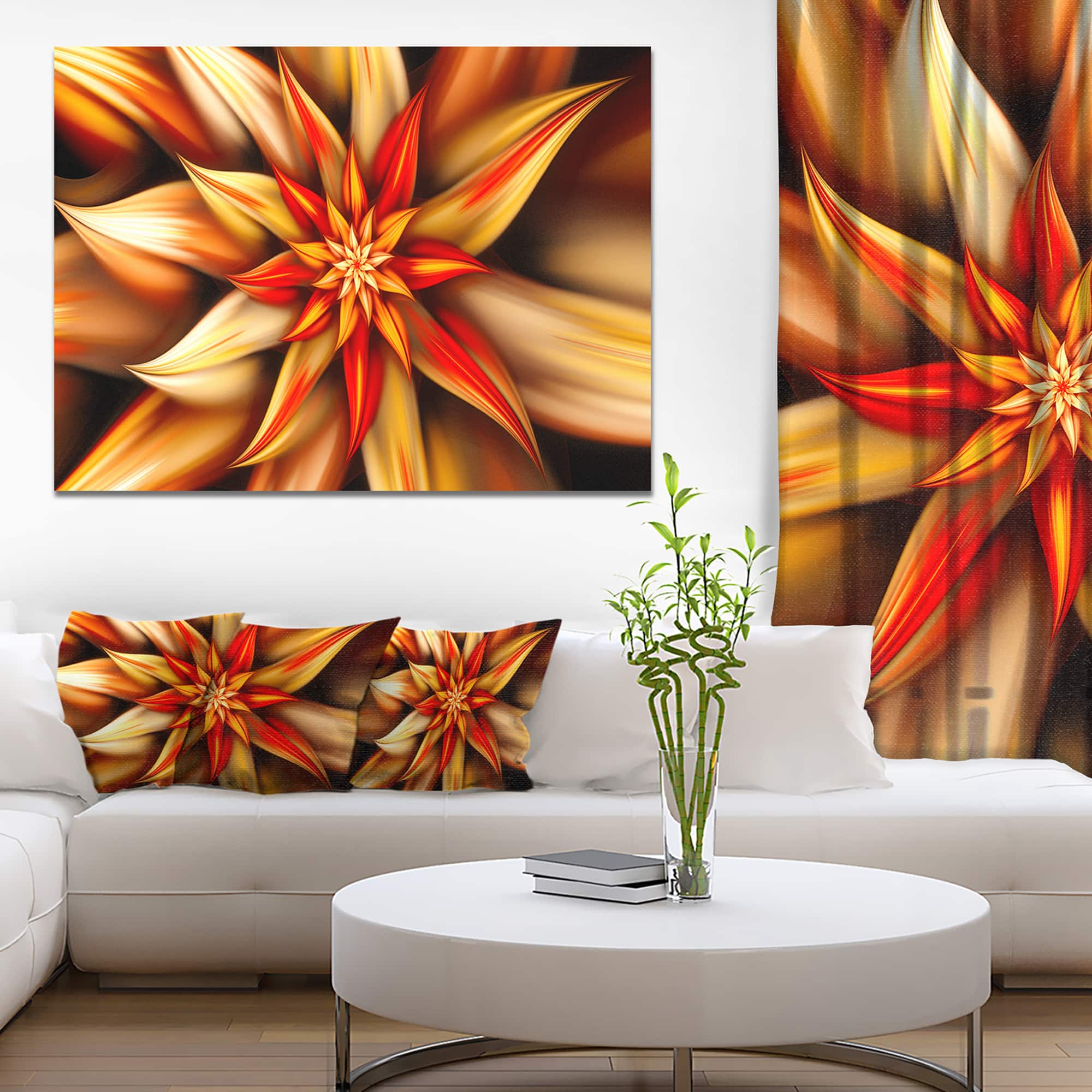 Designart - Beautiful Brown Flower Petals