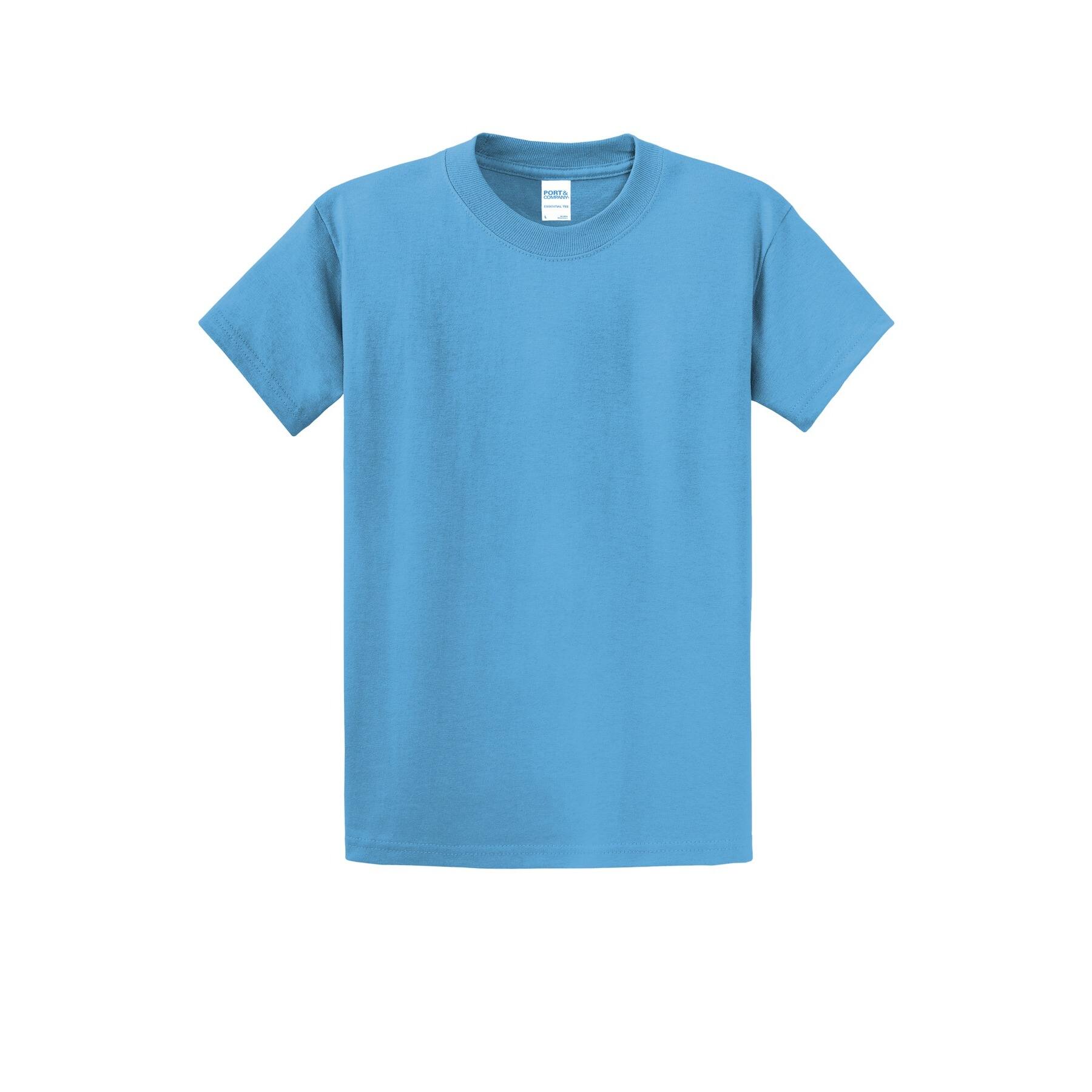 Port & Company® Essential Blue Shades Adult T-Shirt, Size: XXX