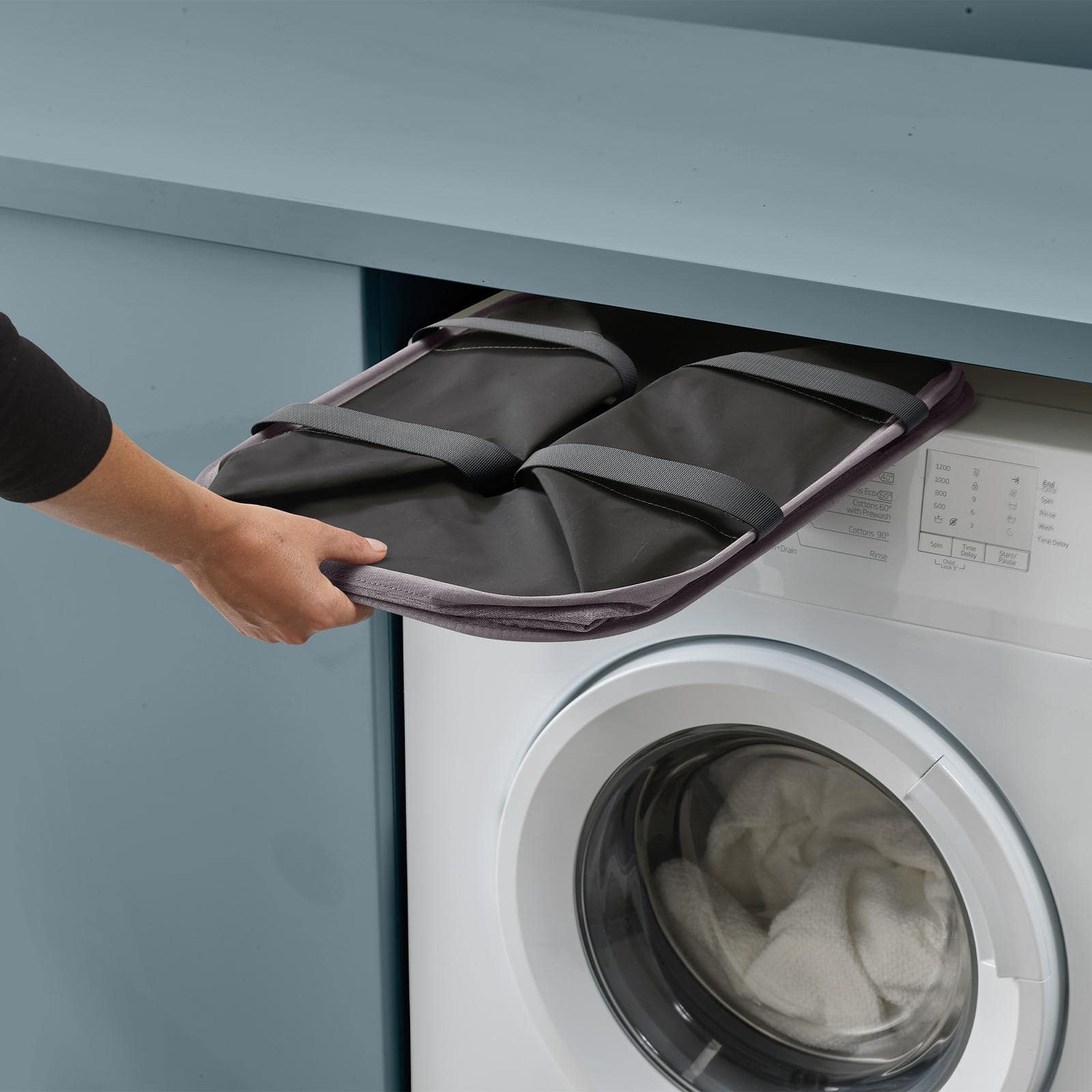 Joseph Joseph Hold-All Max Large Collapsible 55L Laundry Basket Grey