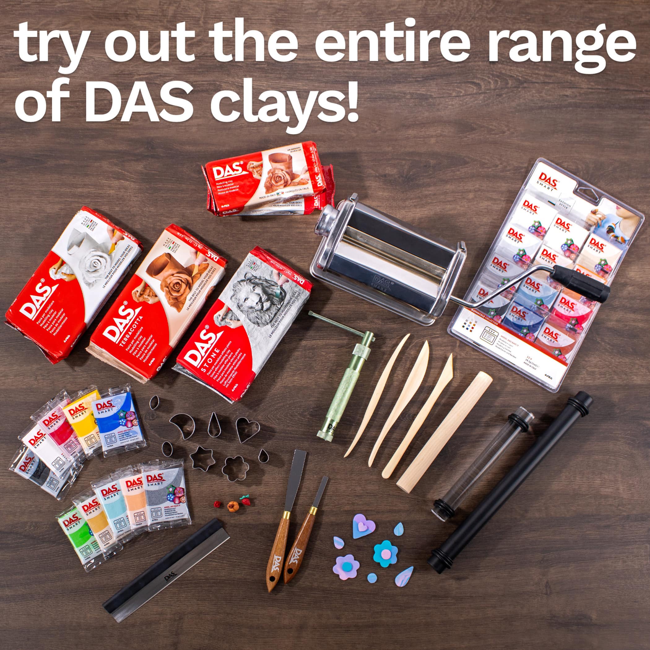 DAS Modeling Wood Toned Clay Air Hardening