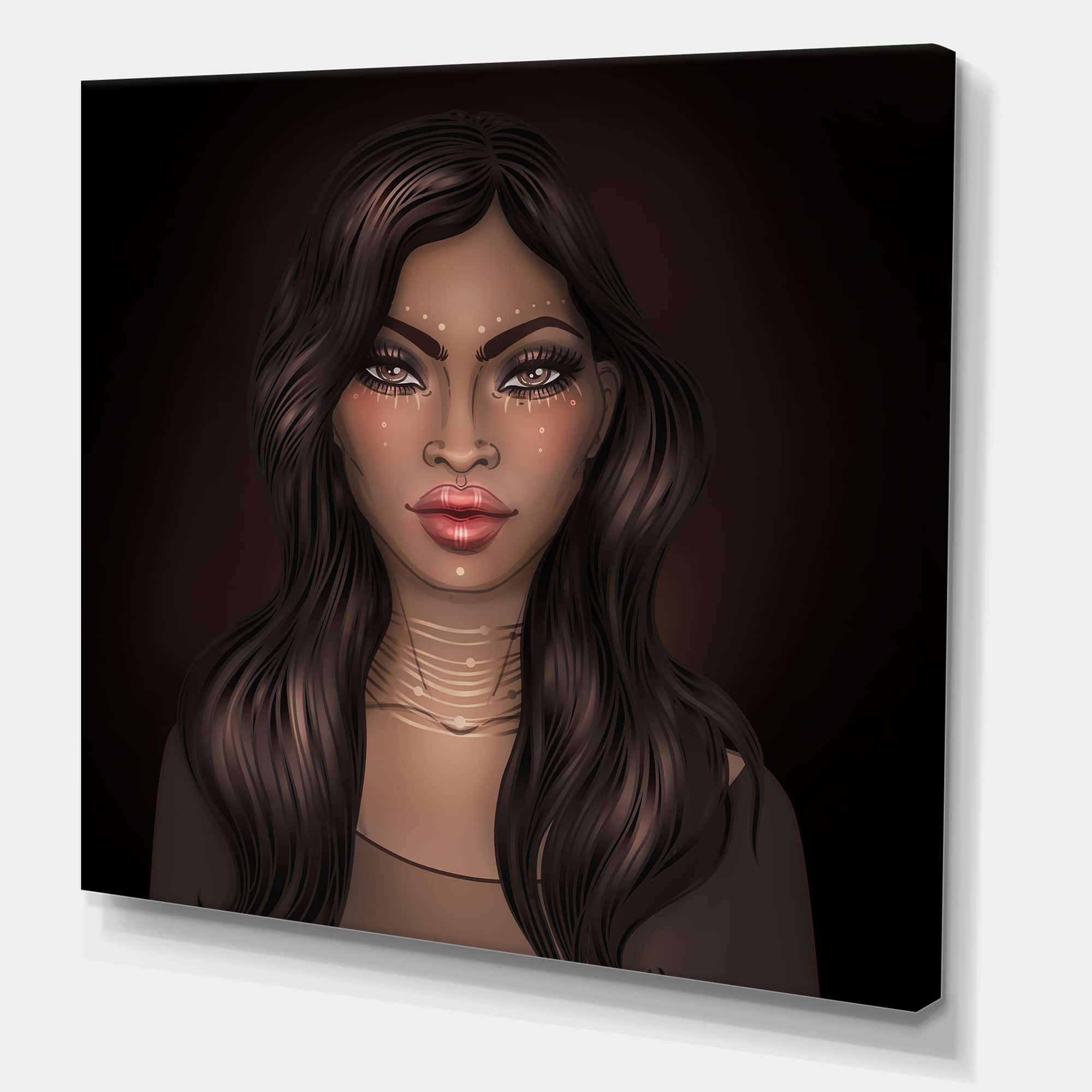 Designart - Portrait of African American Woman IV
