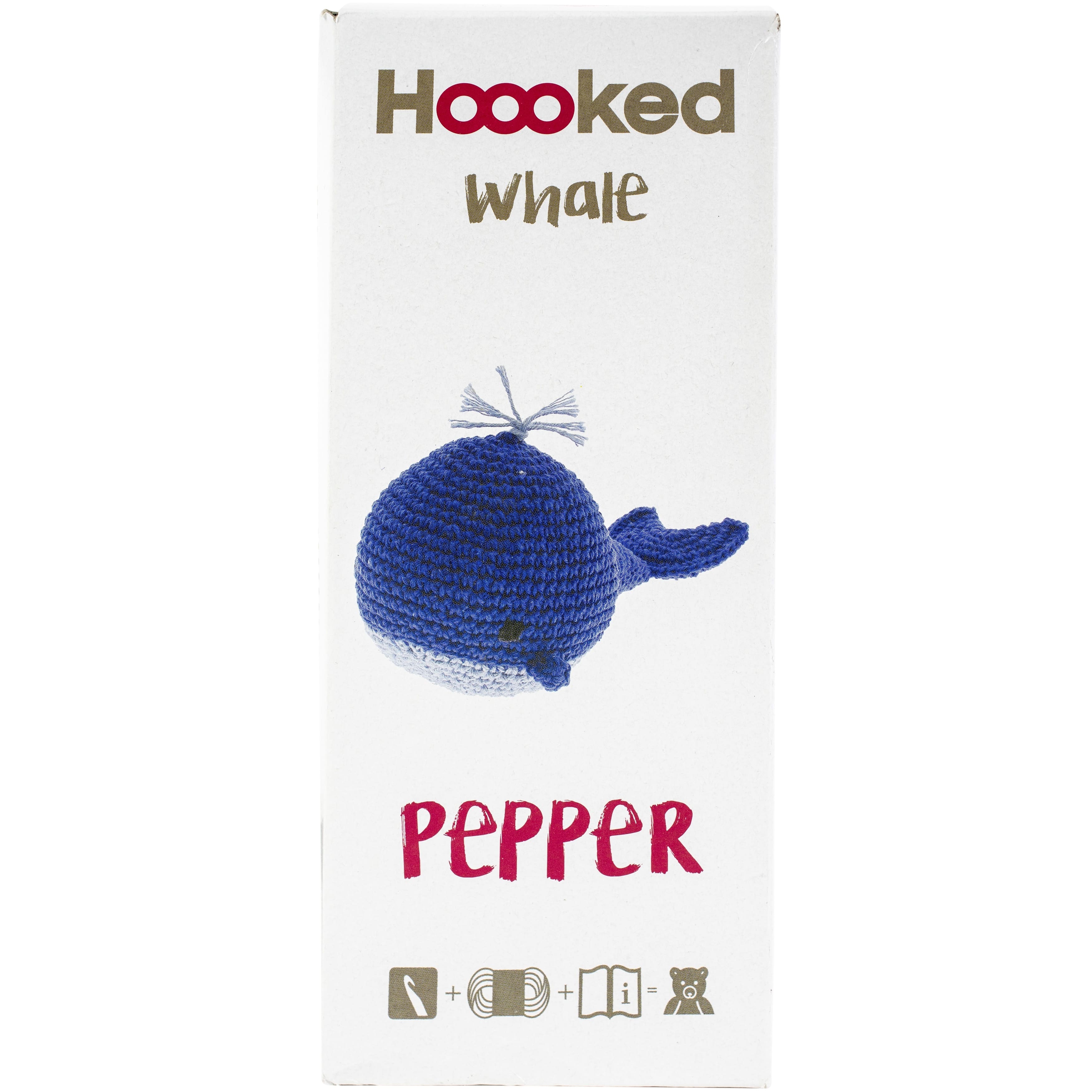 Hoooked Pepper the Whale DIY Crochet Kit