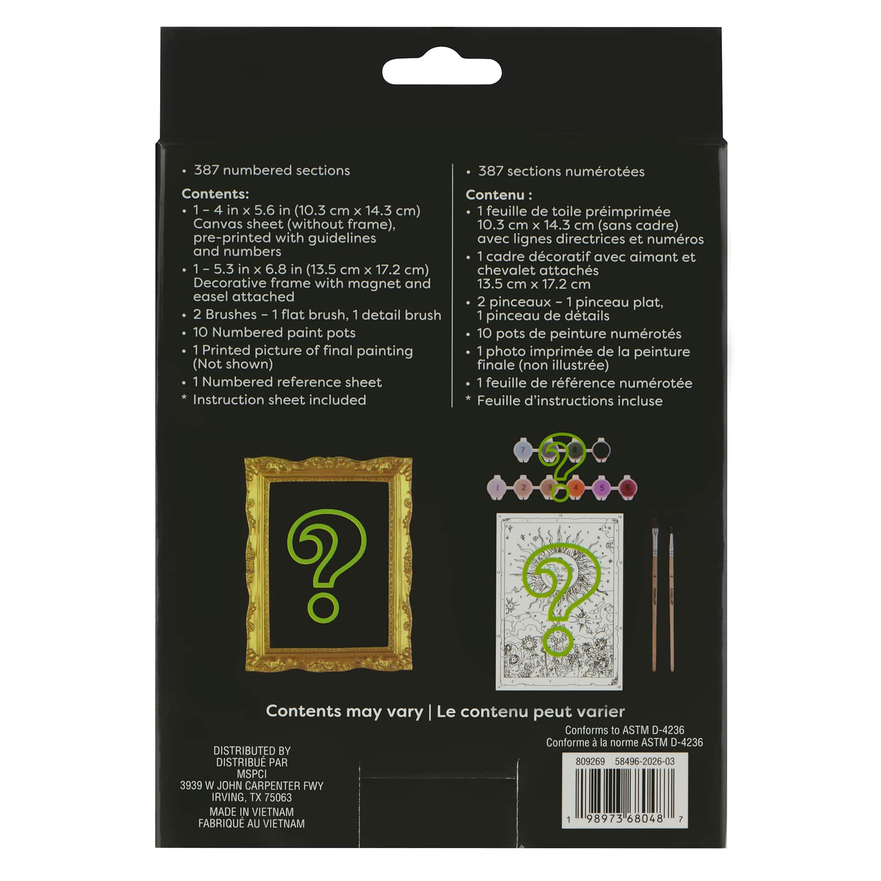 Mystery Spellbound Paint-by-Number Framed Mini Kit by Artist's Loft