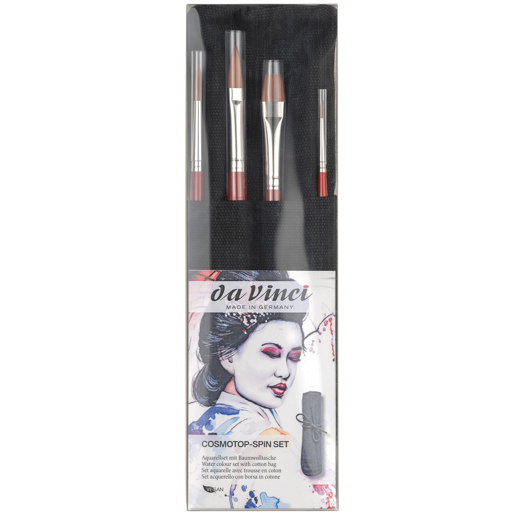 da Vinci COSMOTOP-SPIN Synthetic Brush Set