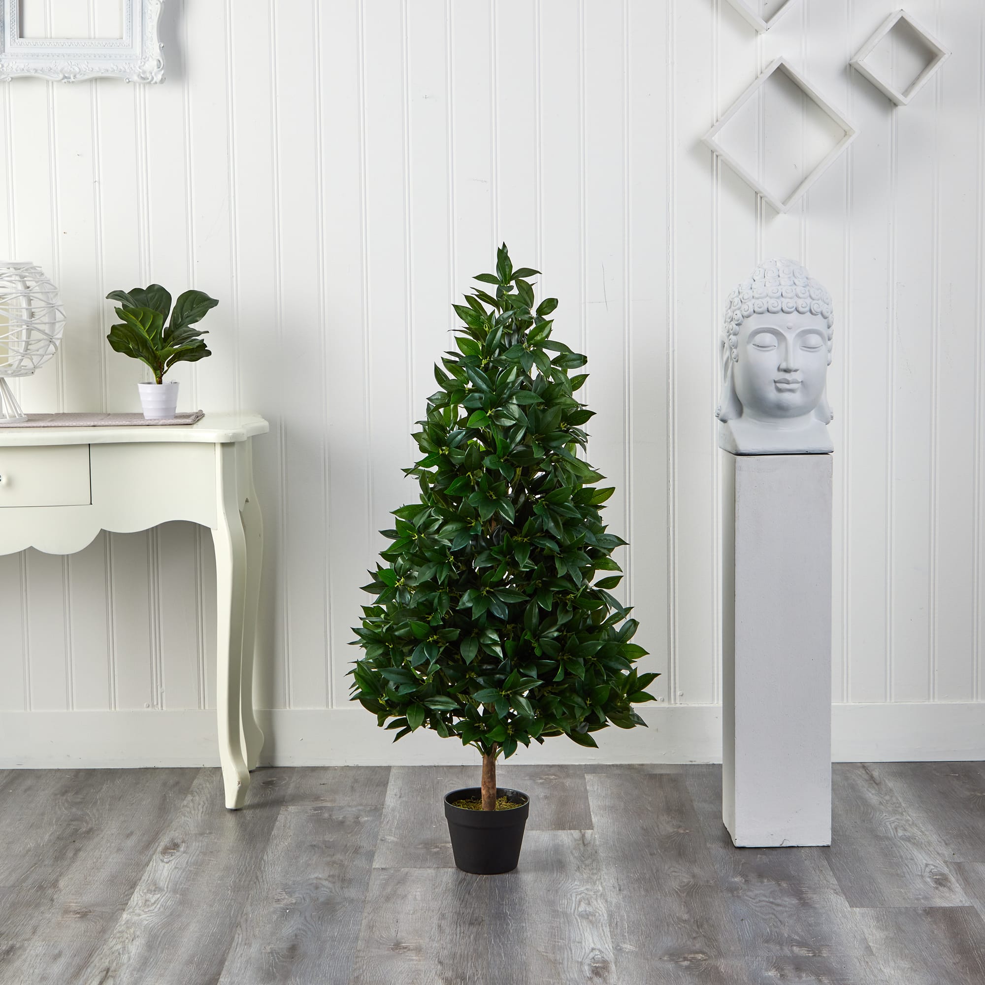 4ft. Potted Bay Leaf Topiary Tree