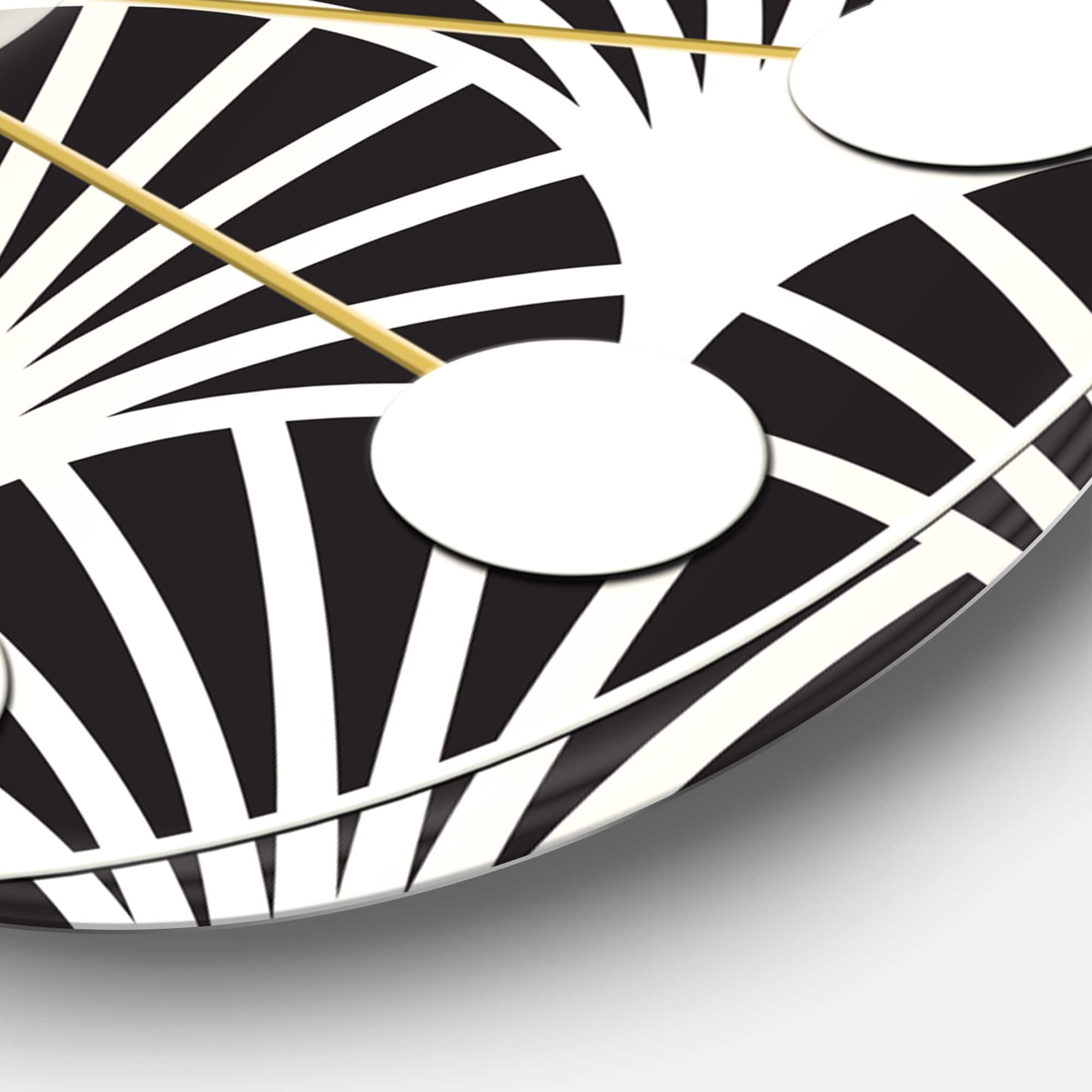 Designart 'Concerto For Birds Oversized Mid-Century Wall Clock