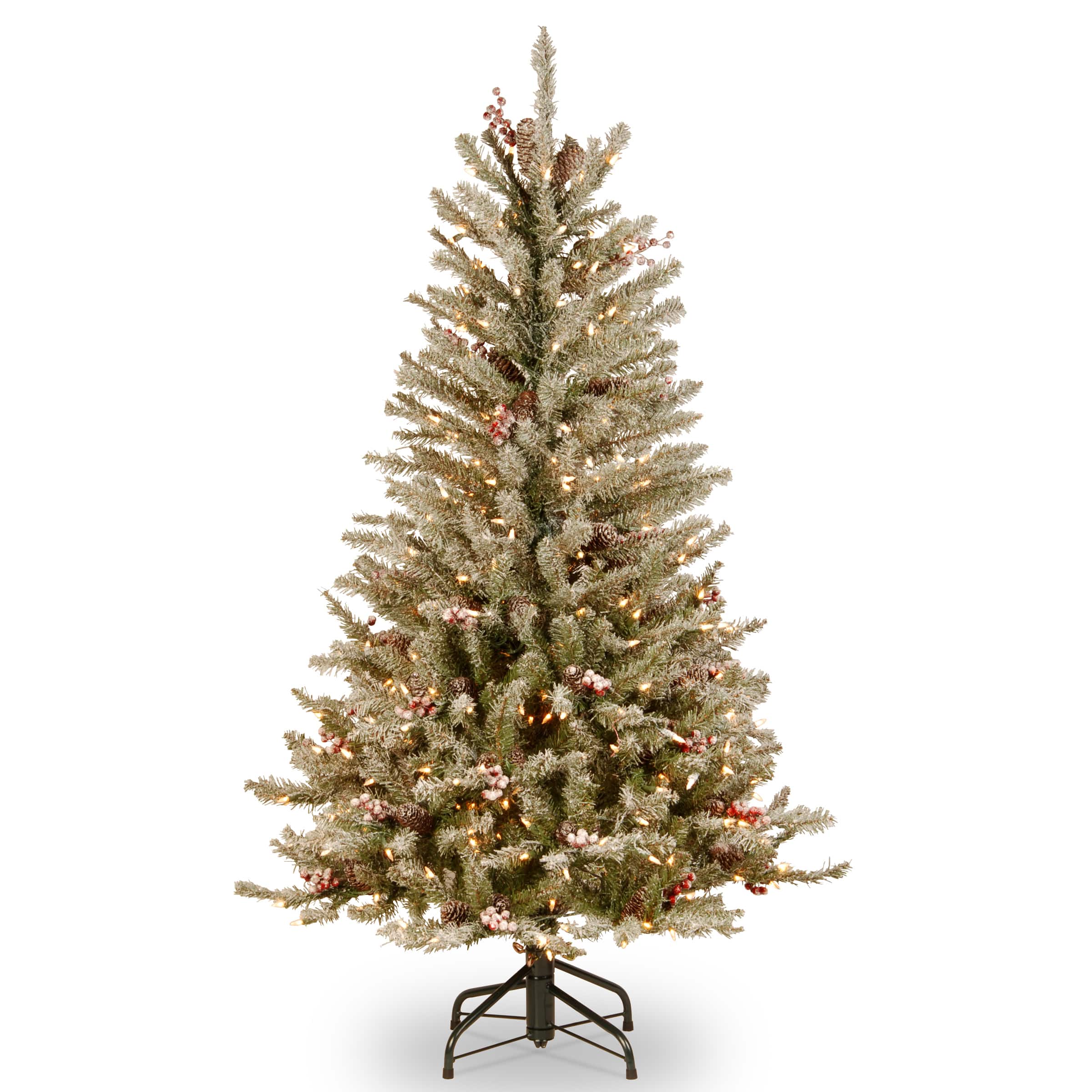 4.5 ft. Pre-Lit Dunhill® Fir Artificial Christmas Tree, Clear Lights
