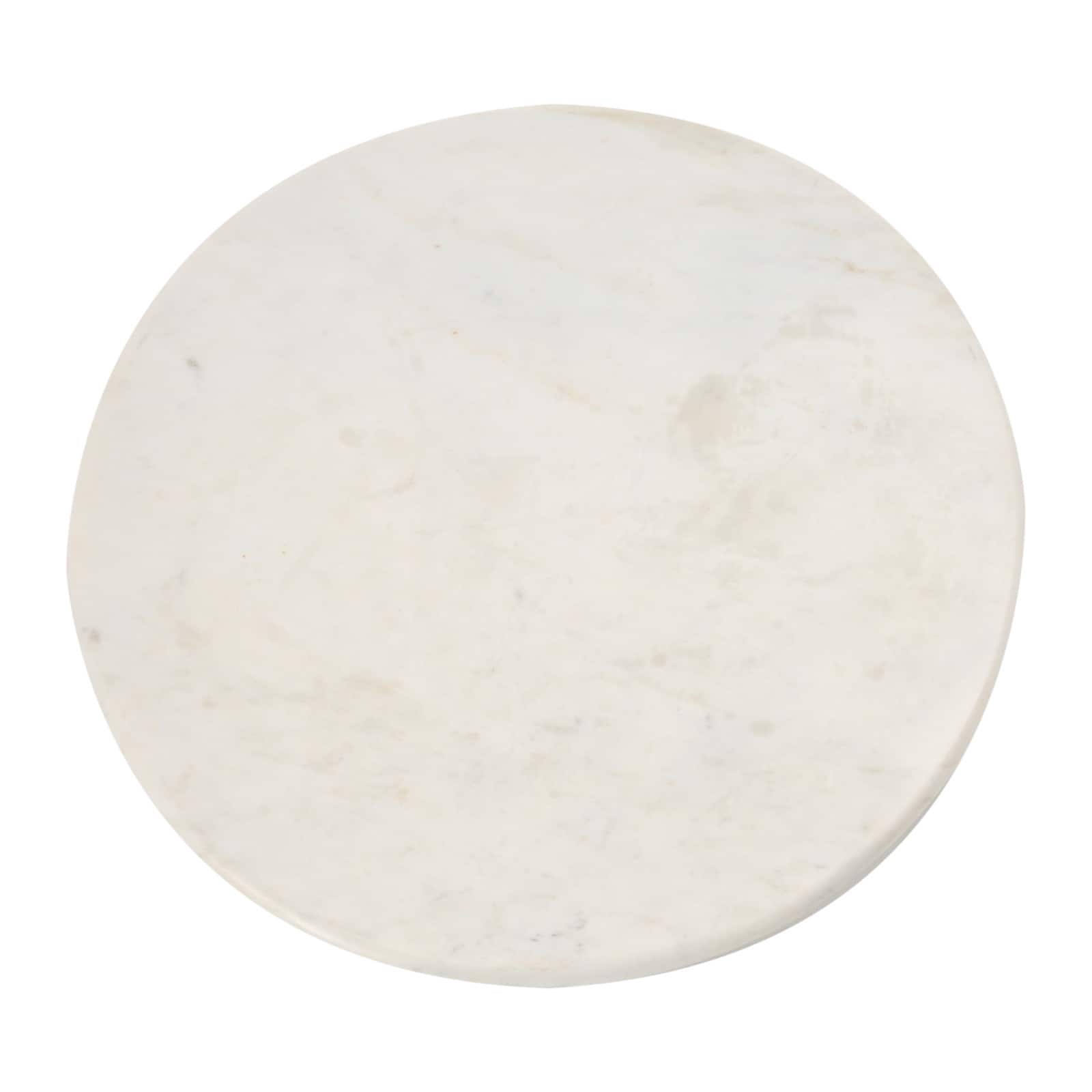 Hello Honey® 14" White Marble Lazy Susan