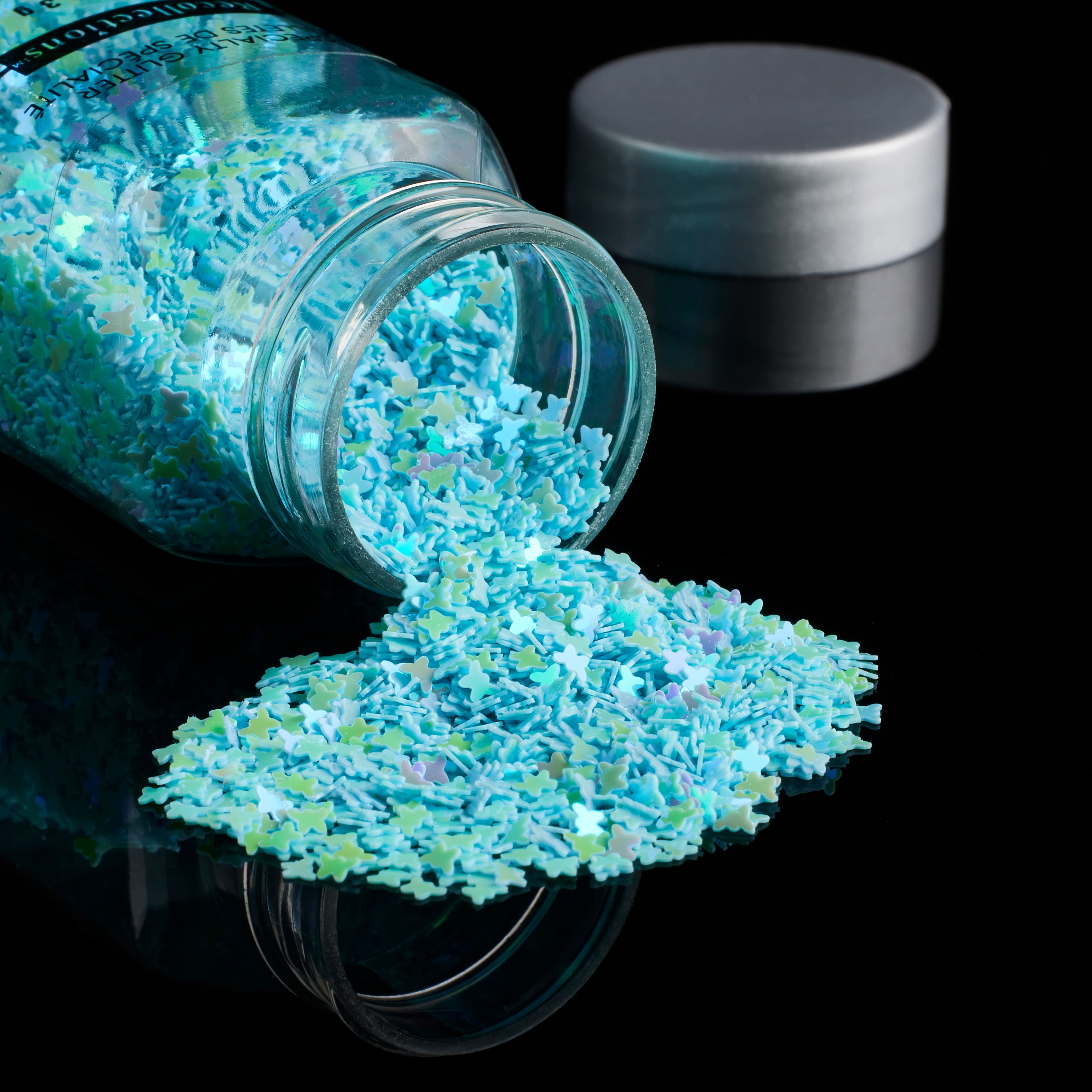 12 Pack: Blue Butterflies Specialty Glitter by Recollections™