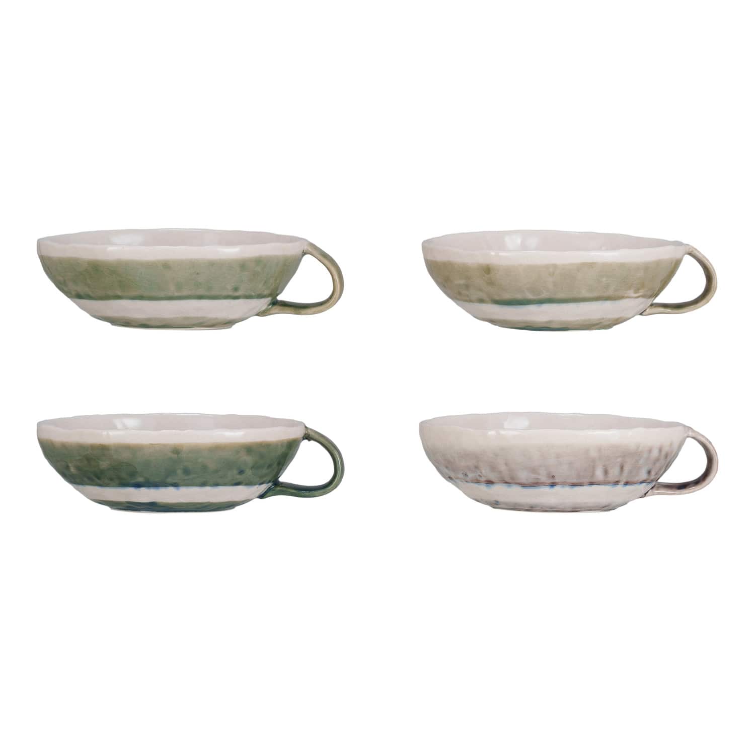 Hello Honey® 1.75" Multicolor Stoneware Mug Set