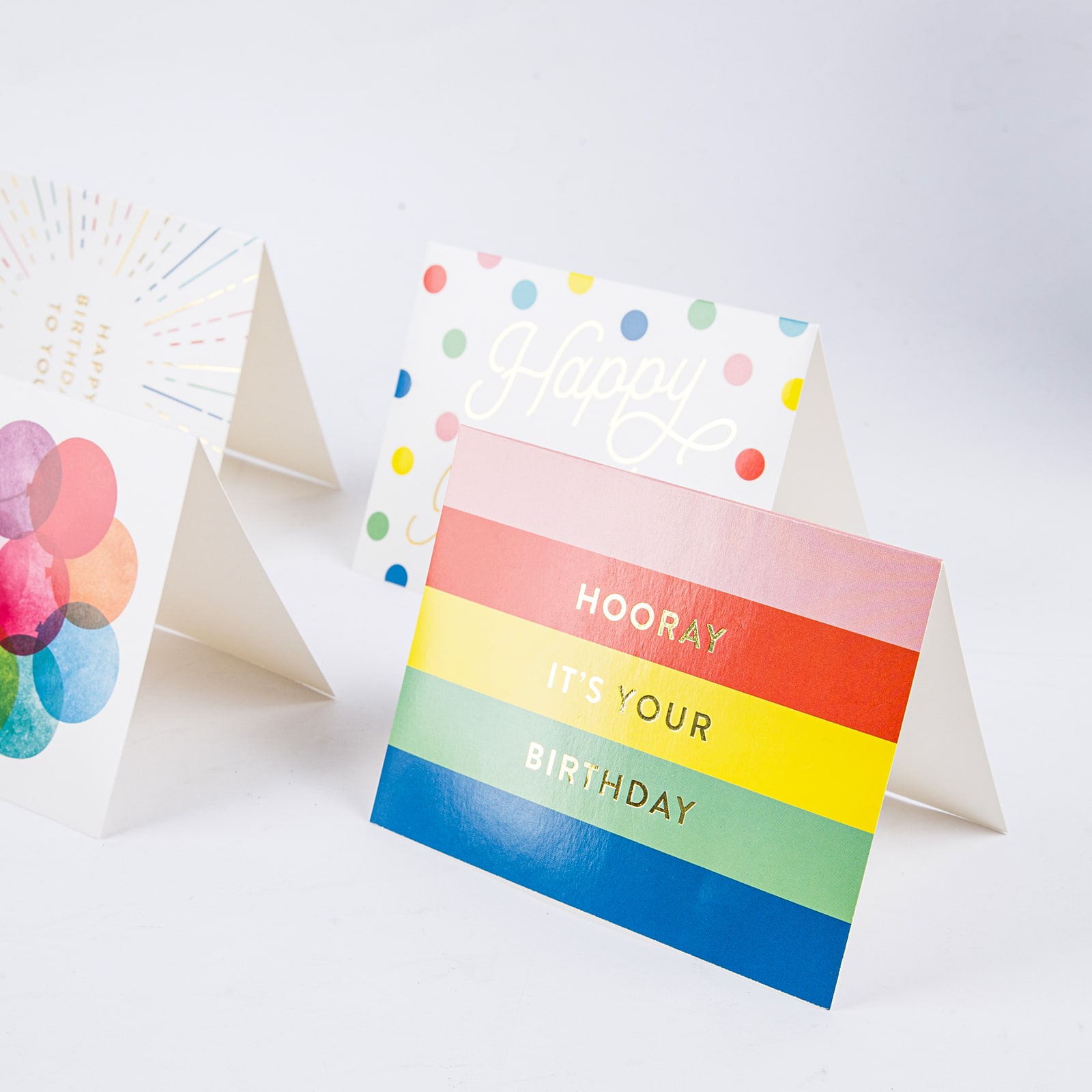 Rainbow Happy Birthday Cards & Envelopes by Recollections™, 4.25" x 5.5"