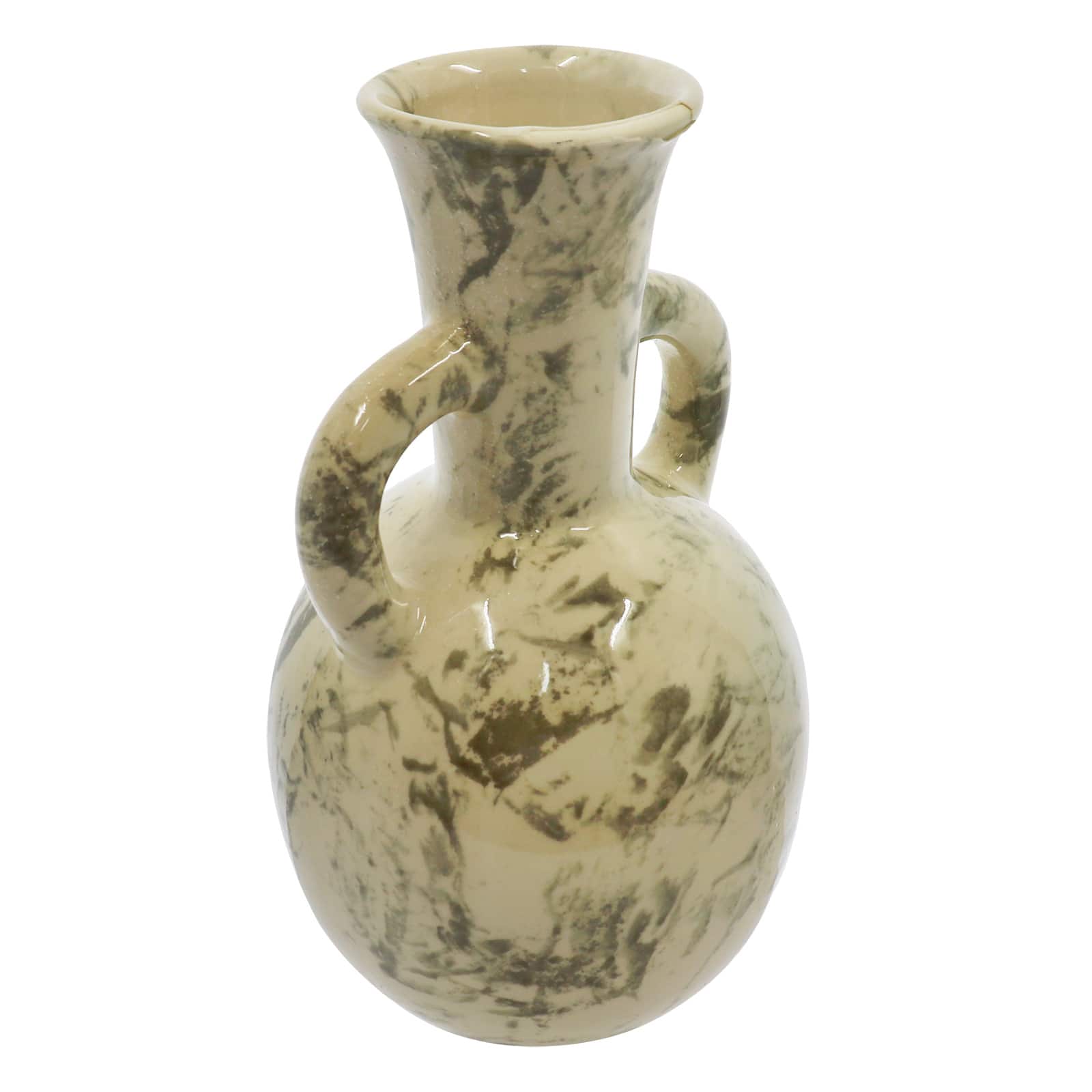 11" Cream Ceramic Vase by Ashland®