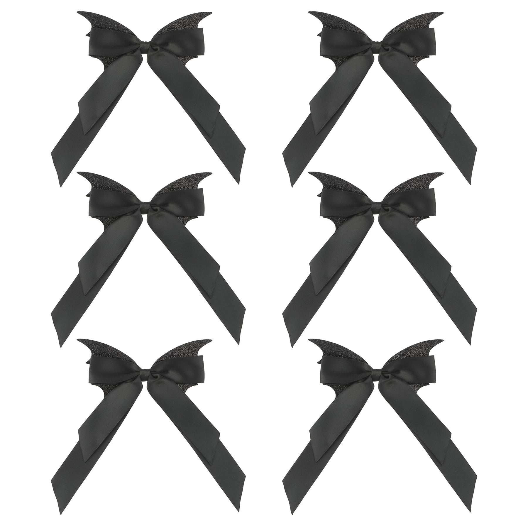 Black Bat Mini Bows, 6ct. by Celebrate It™