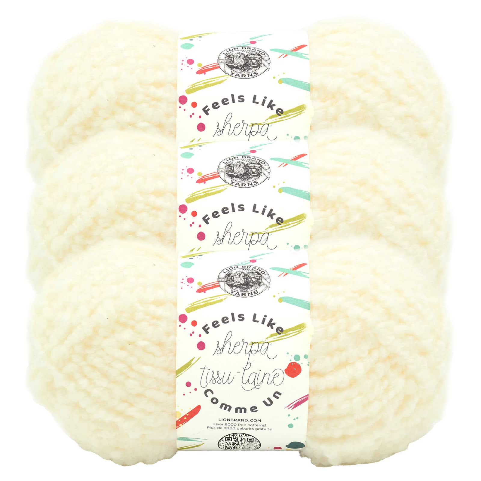 3 Pack Lion Brand® Feels Like Sherpa Yarn