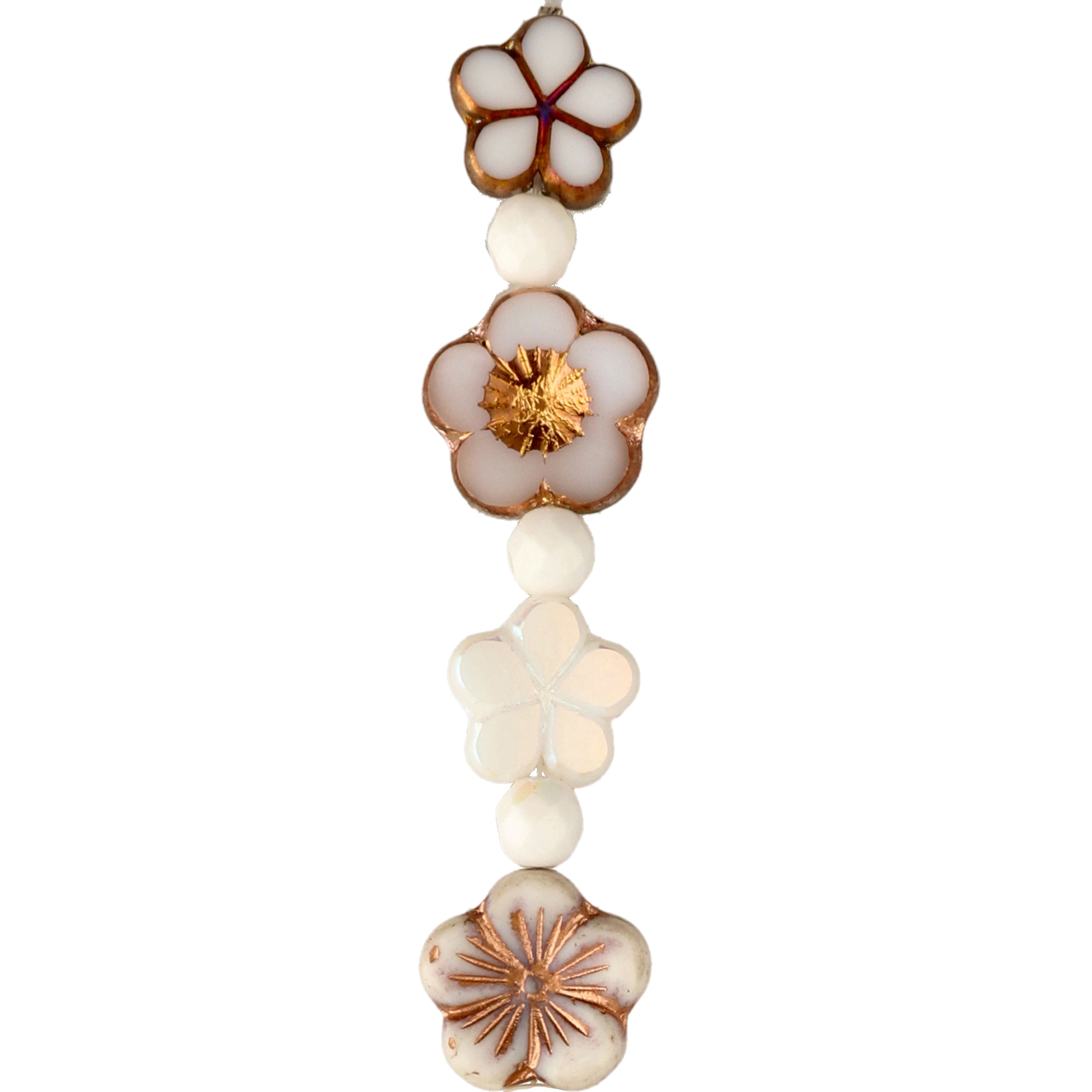 6 Packs: 14 ct. (84 total) Winter Garden Czech Glass Flower Bead Mix by Bead Landing™
