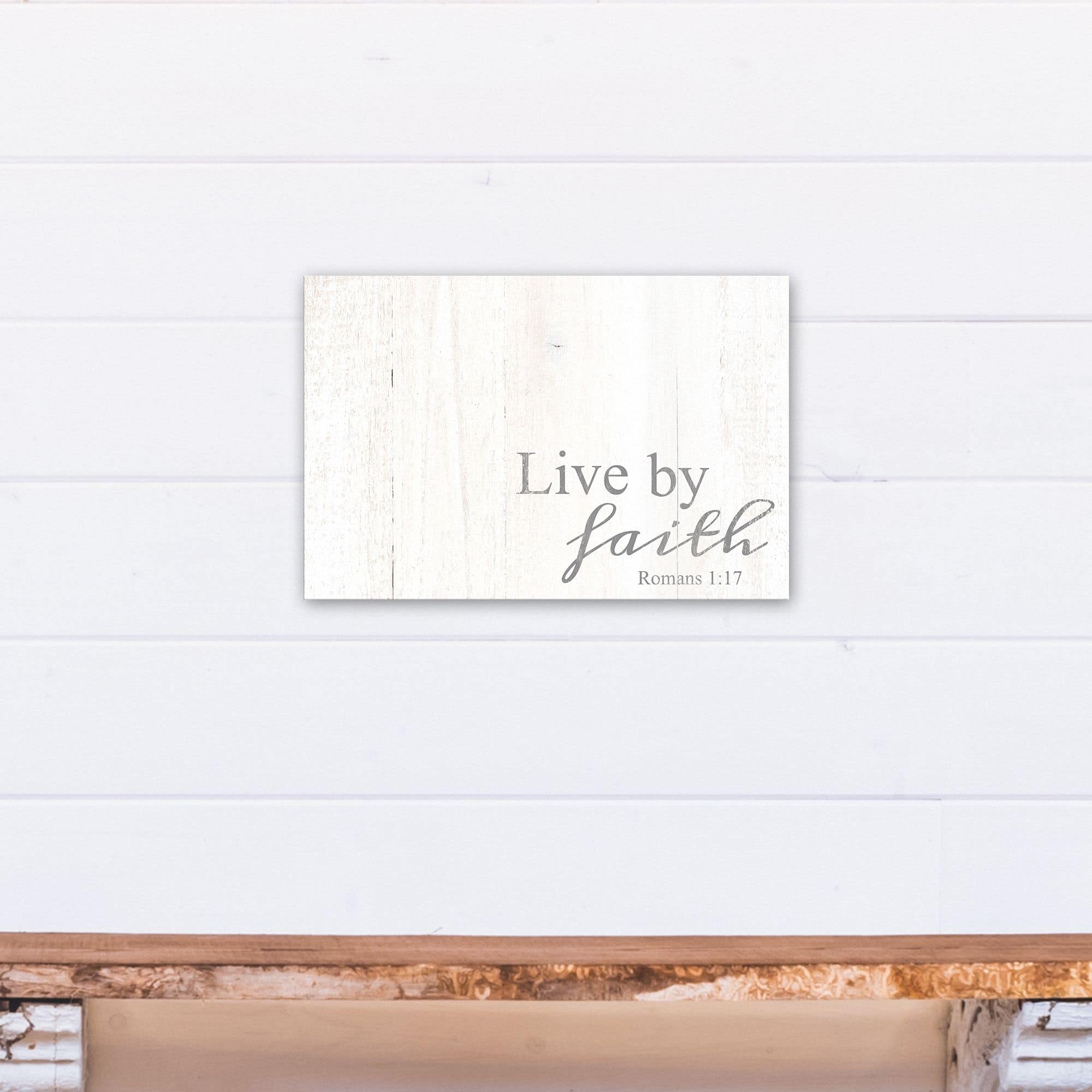 Live By Faith 12" x 18" Canvas Wall Art