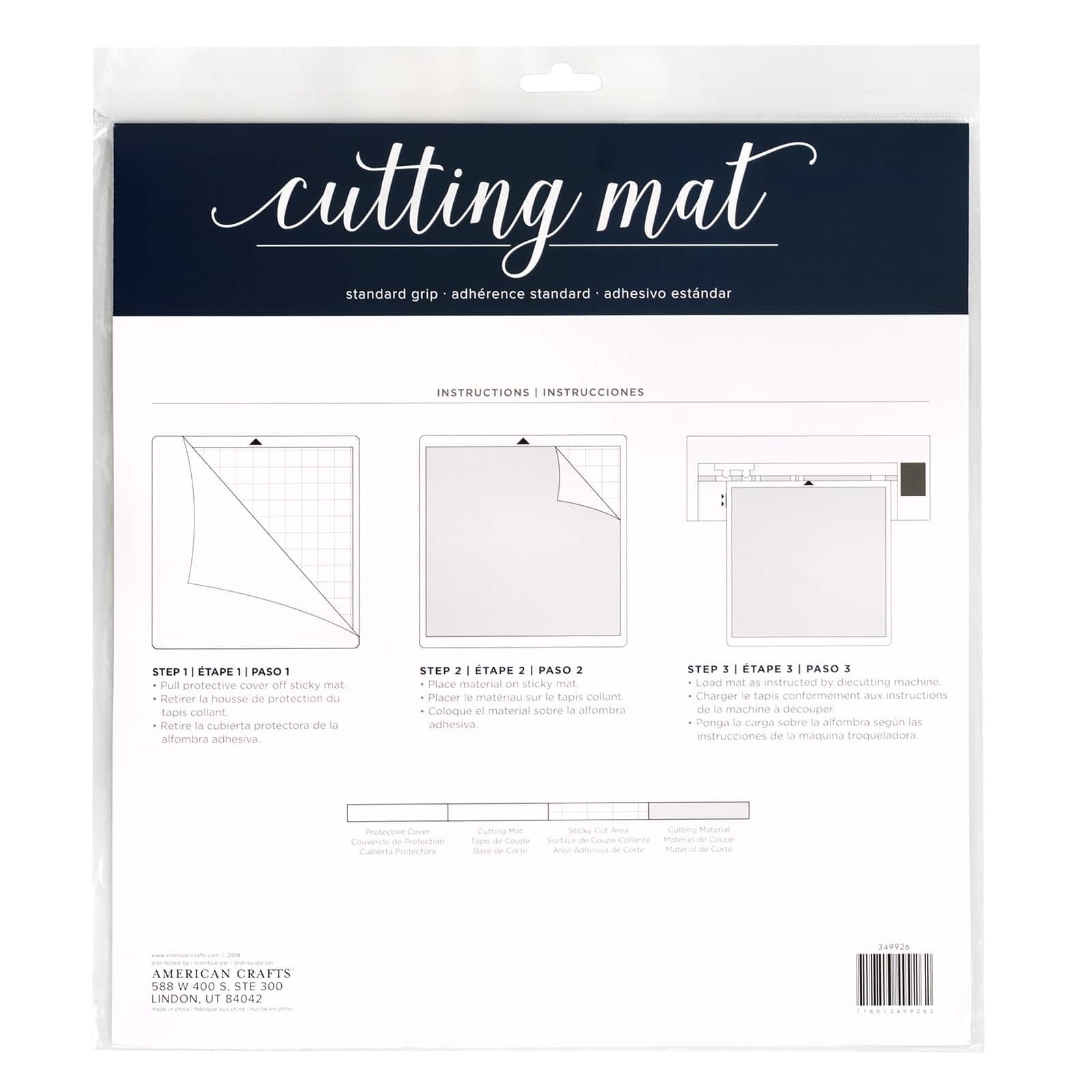 American Crafts™ 12" X 12" Standard Grip Adhesive Cutting Mat