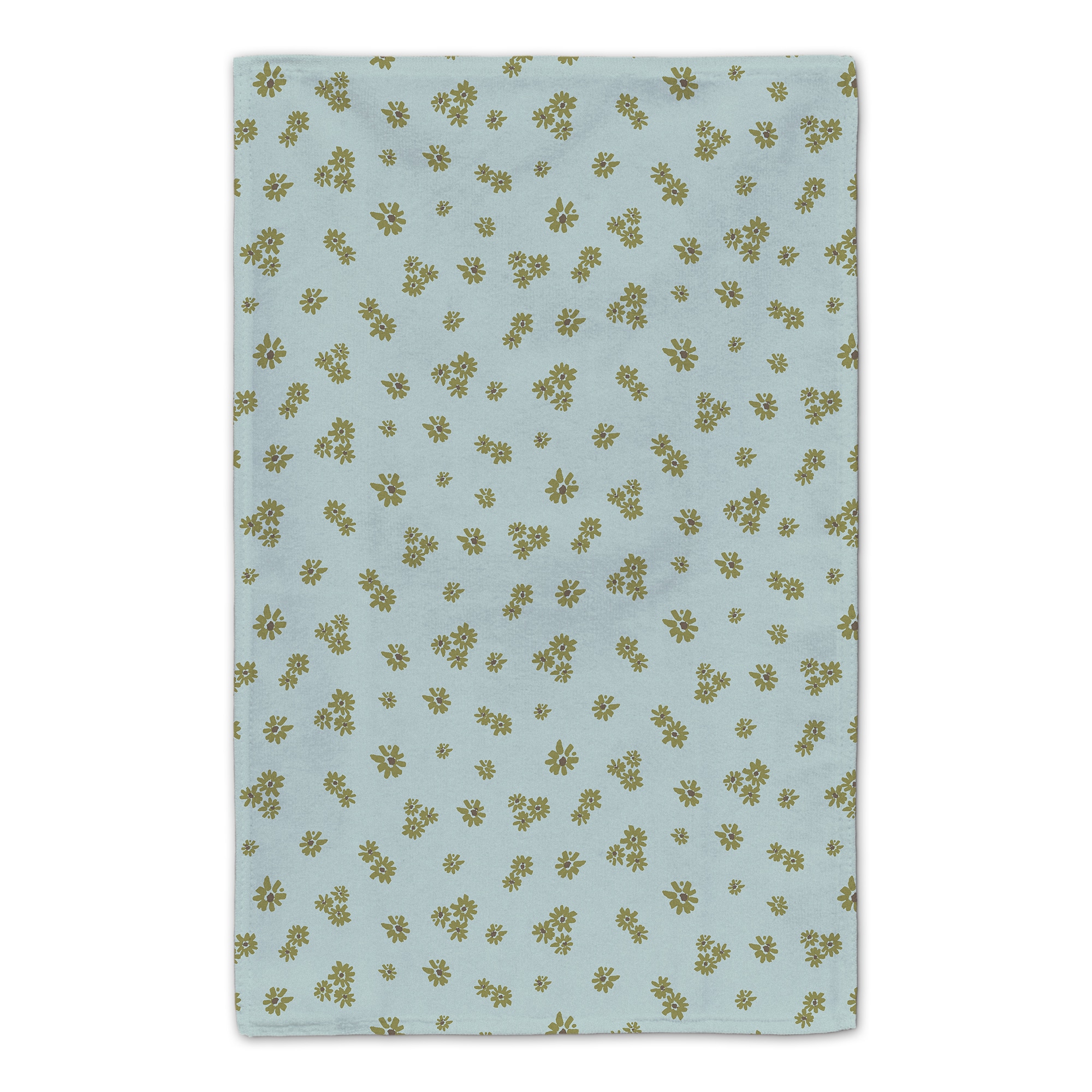 Yellow Daisy Pattern Home Tea Towel - Set of 2