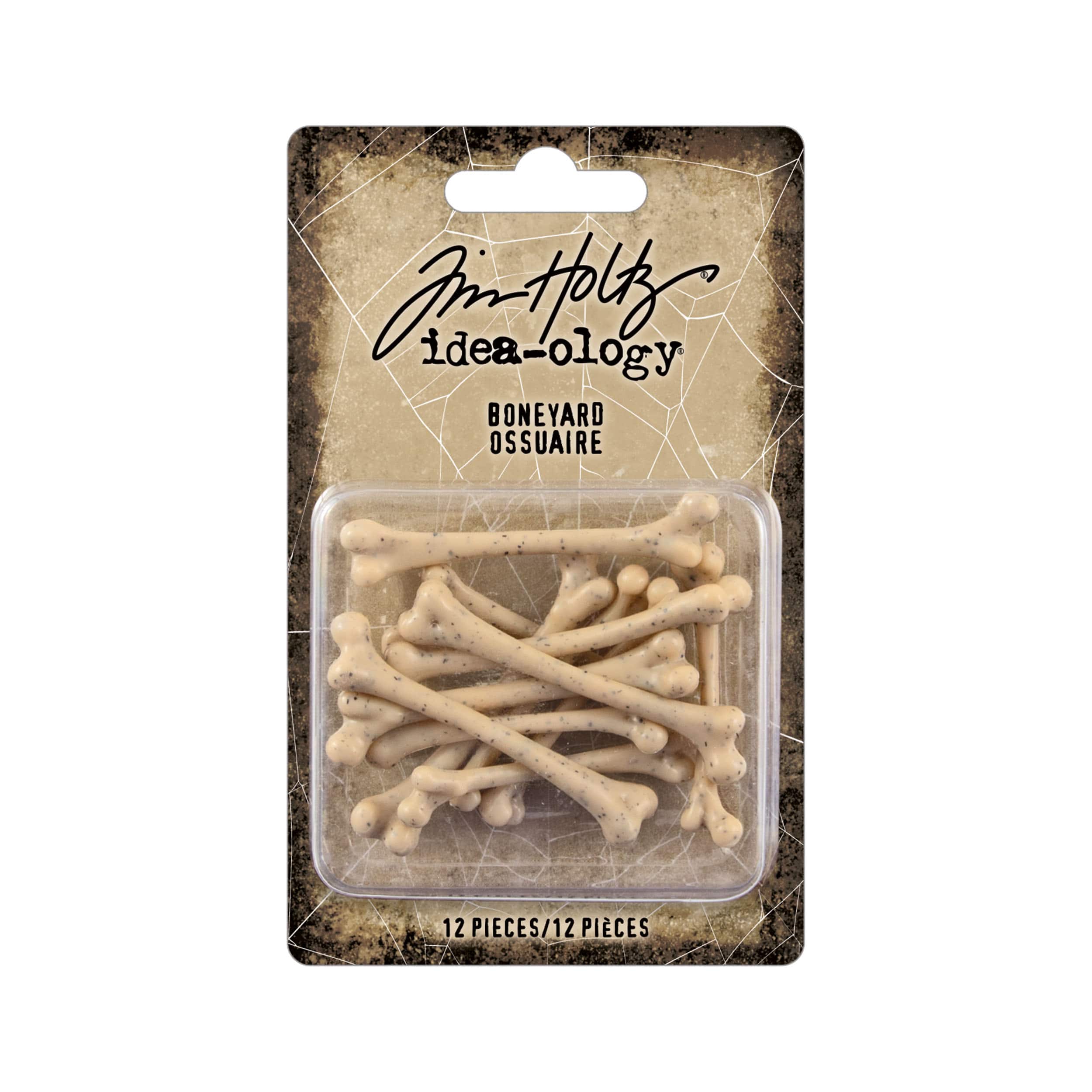 Tim Holtz® Idea-Ology Halloween Boneyard Embellishments, 12ct.