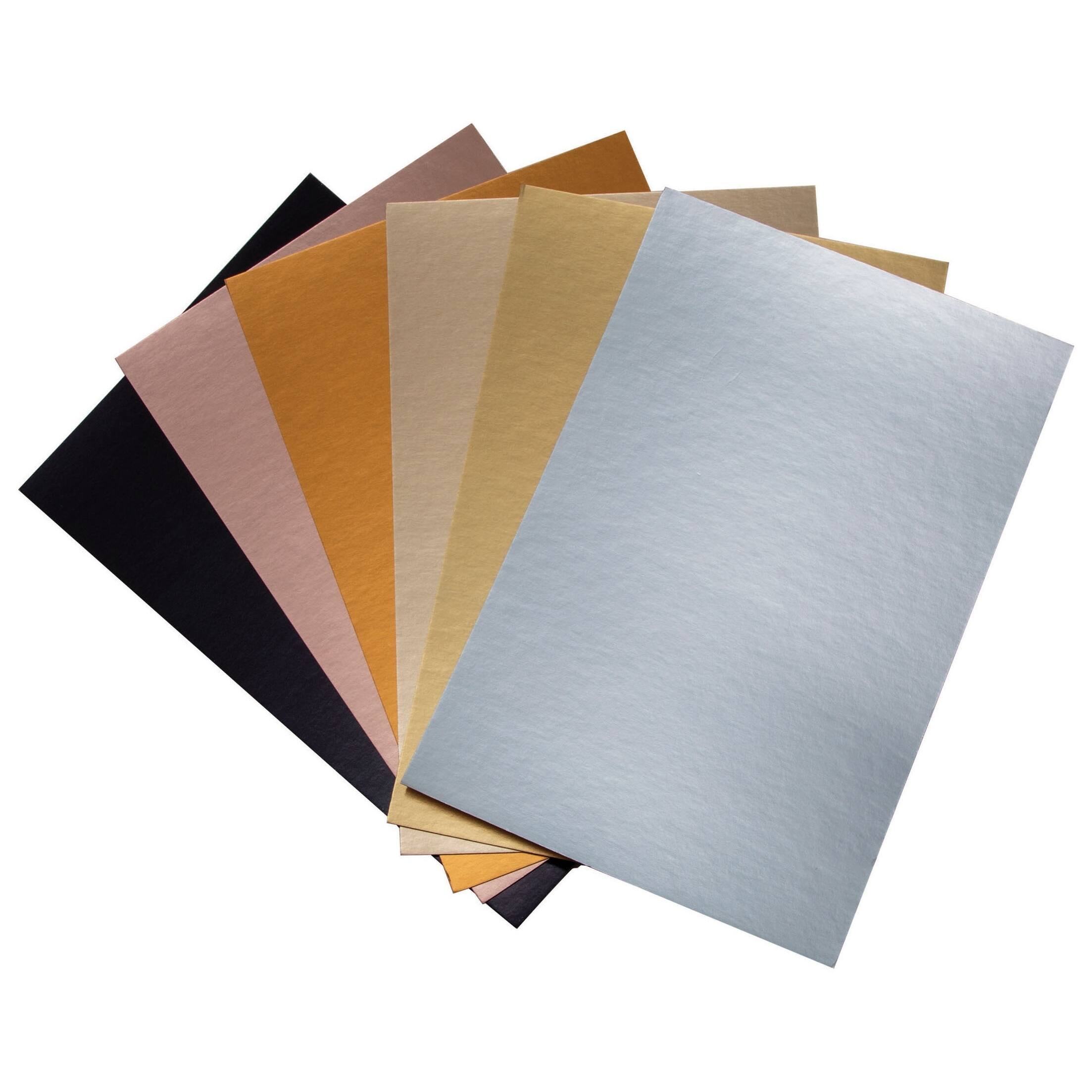Idea-Ology Kraft-Stock Stack Cardstock Pad 6" x 9" 24 ct. Metallic Classics