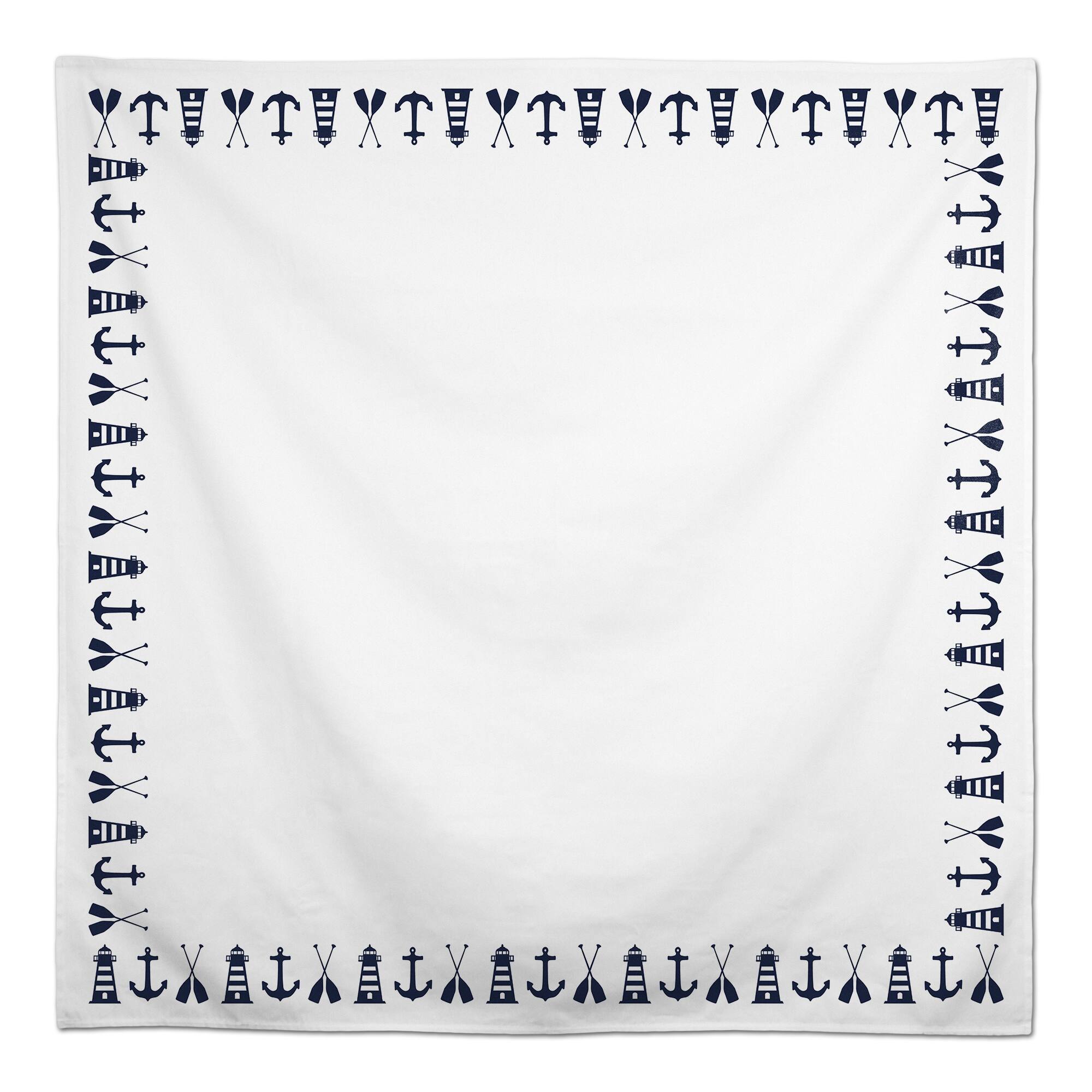 Nautical Border Tablecloth