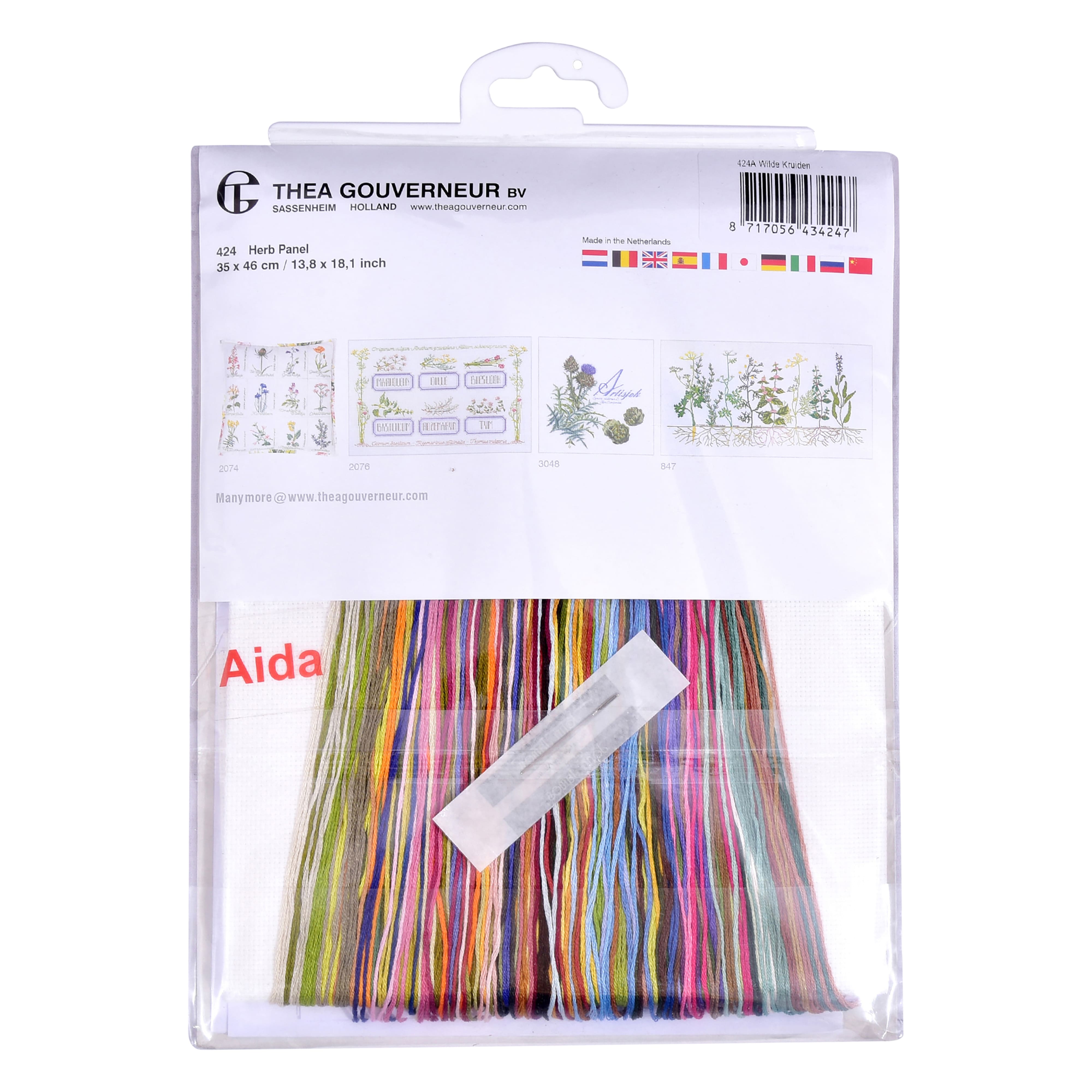 Wild Herbs Counted Cross Stitch Kit by Thea Gouverneur Since 1959®