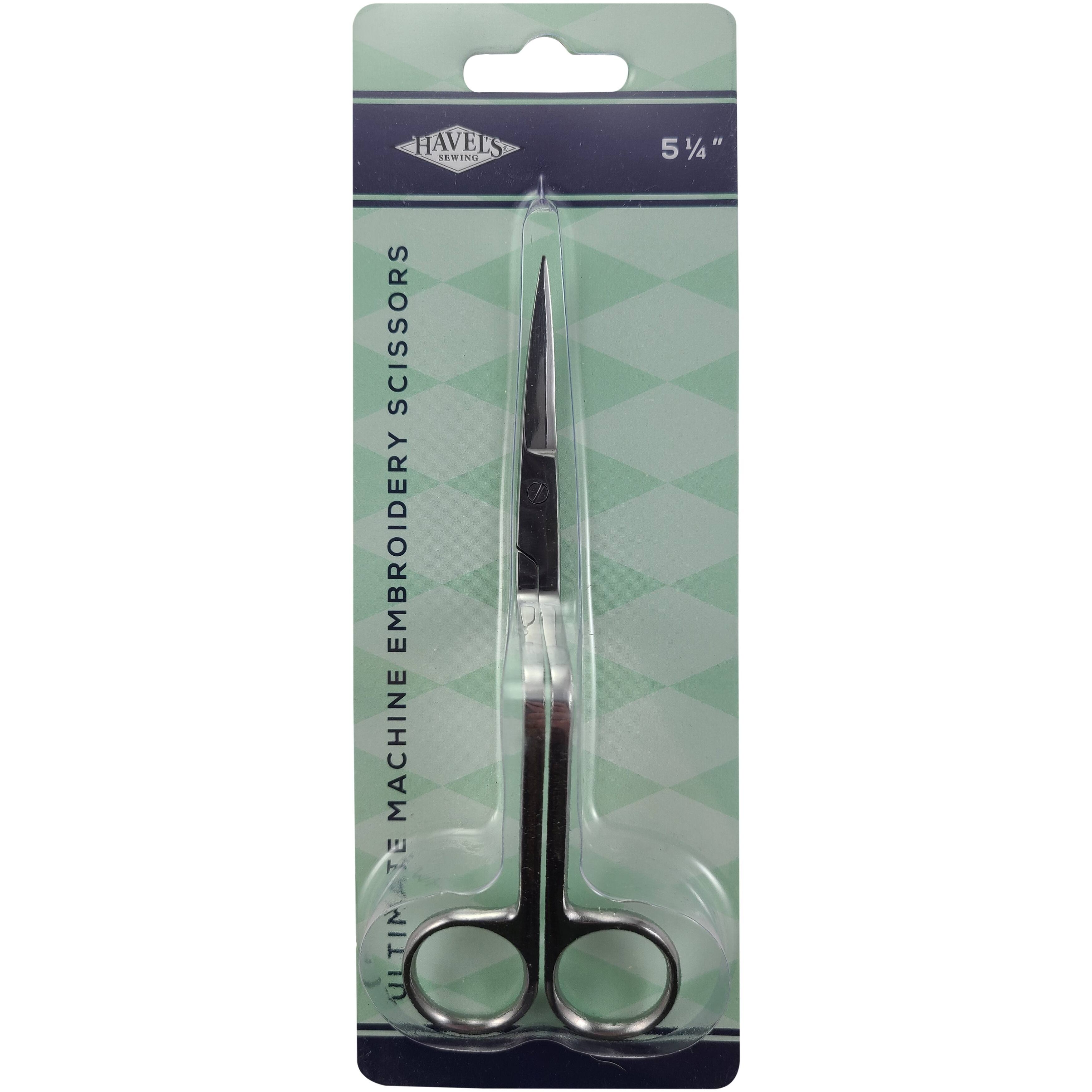 Havel's™ 5.25" Ultimate Angled Machine Embroidery Scissors