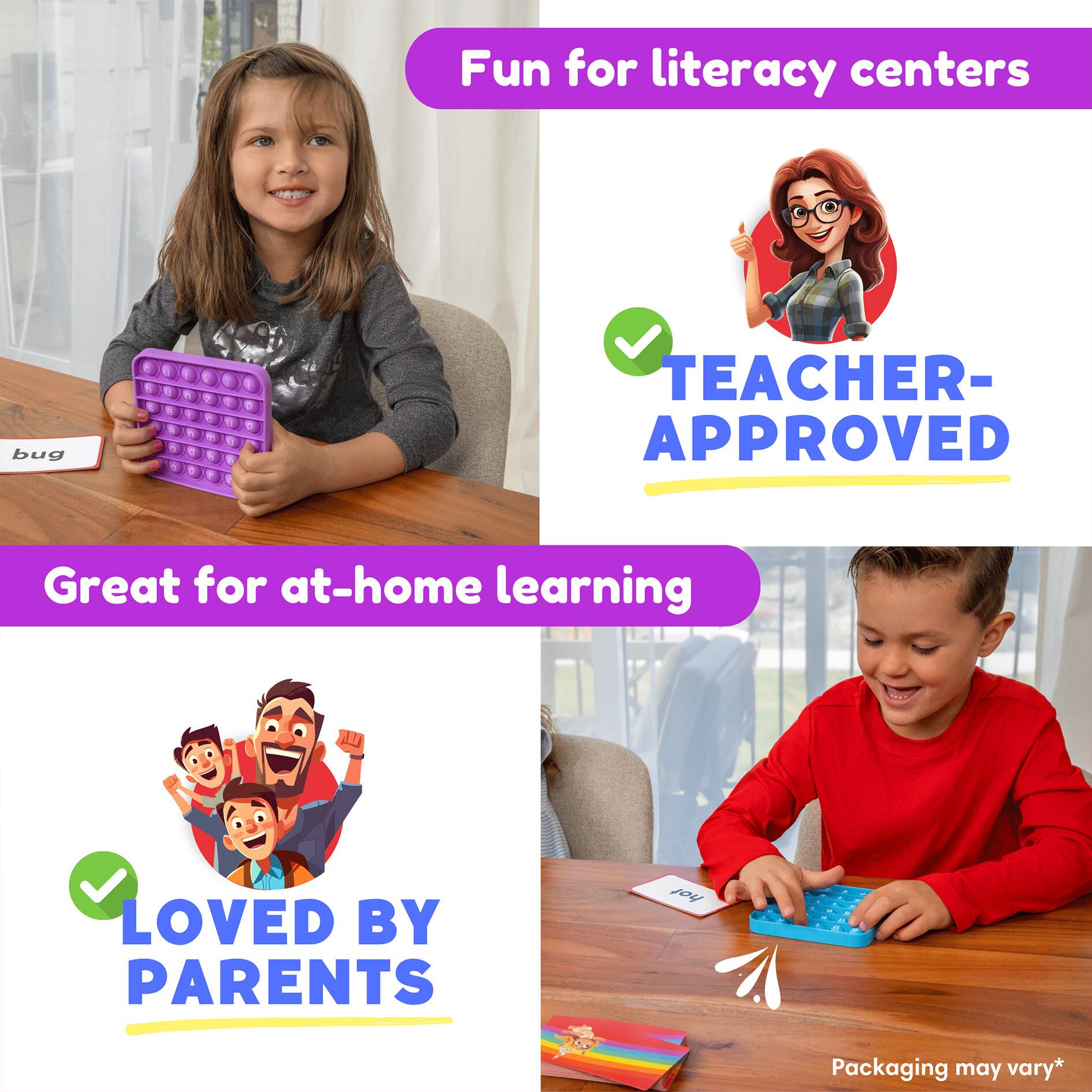 The Fidget Game Word Pop Set