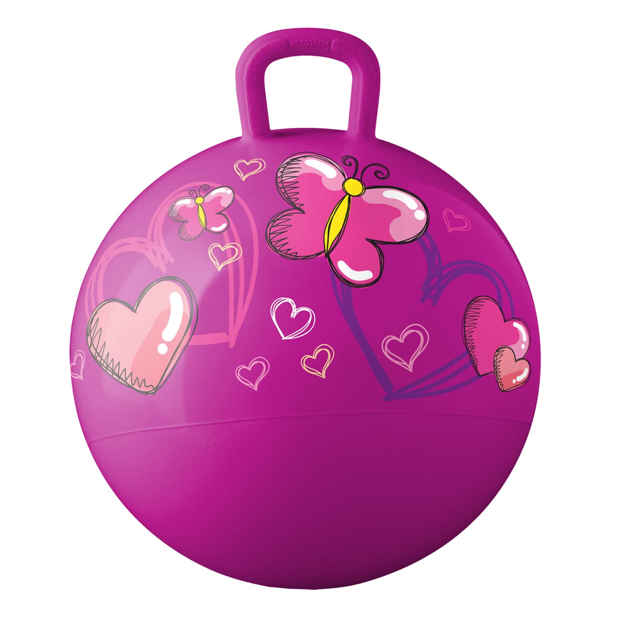 Hedstrom 18" Hearts & Butterflies Hopper Ball