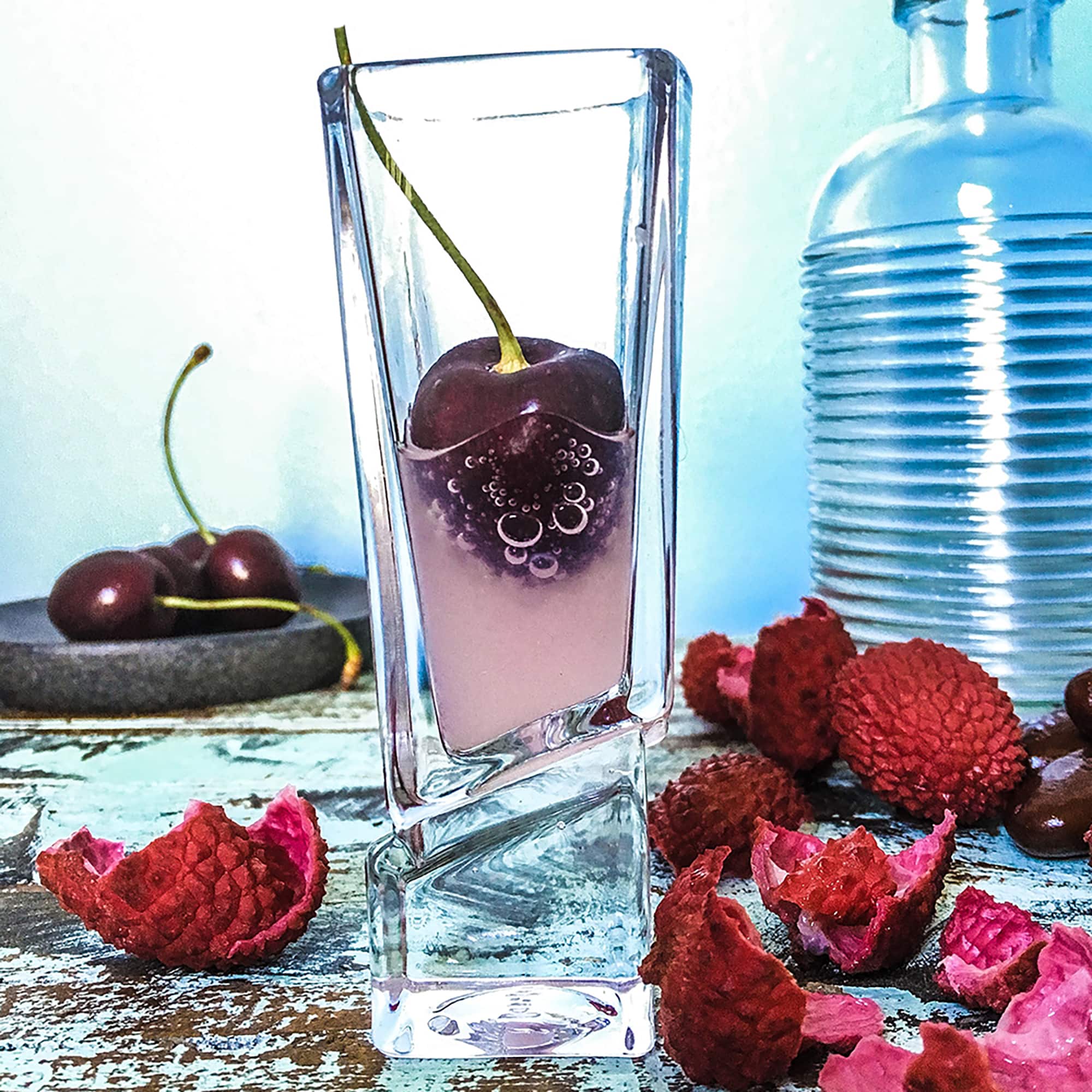 JoyJolt® Carre Square Heavy Base Crystal Shot Glasses, 8ct.