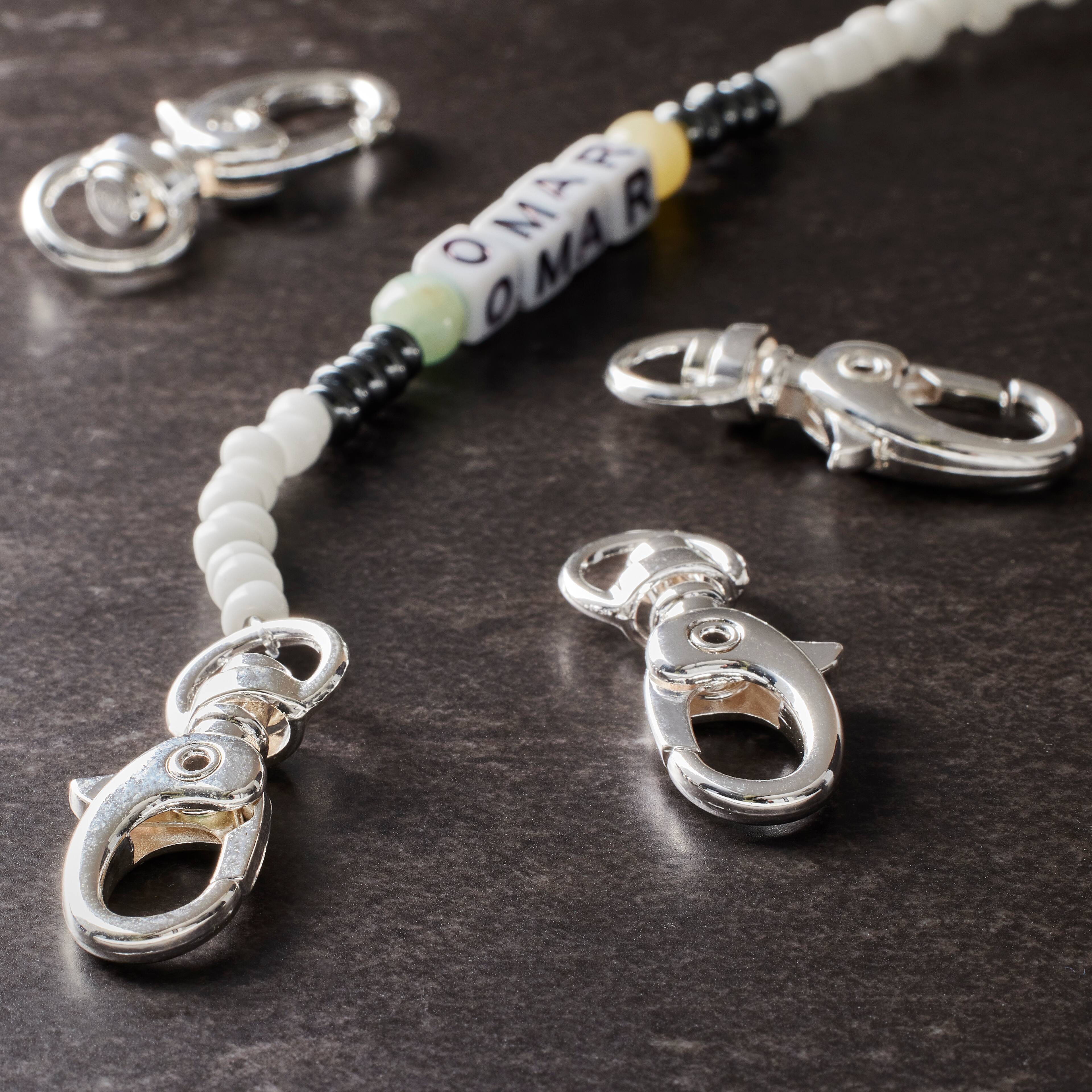 Bead Landing™ Swivel Lobster Claw Clasps, 30mm