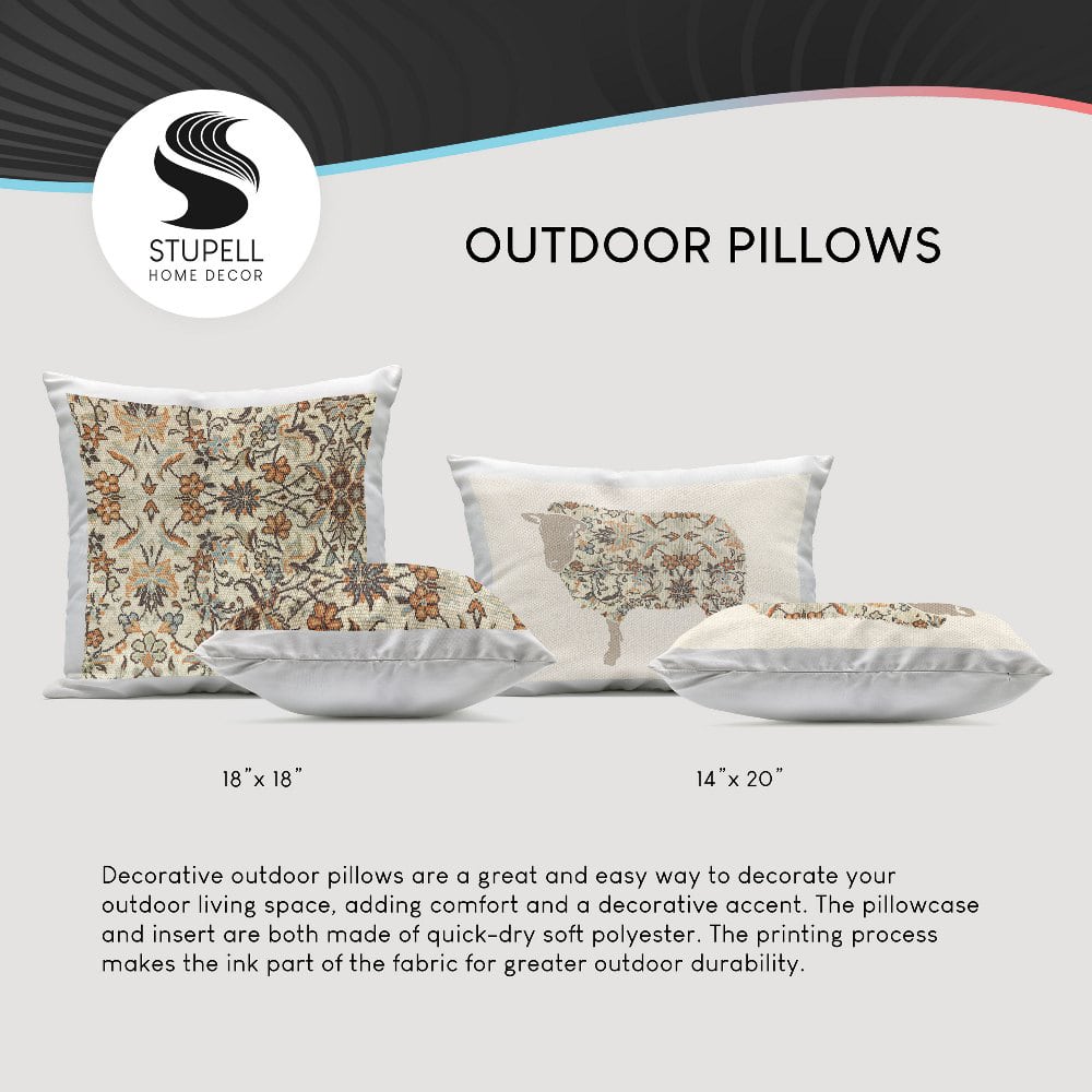 Stupell Industries Rustic Americana Farmhouse Outdoor Printed Pillow