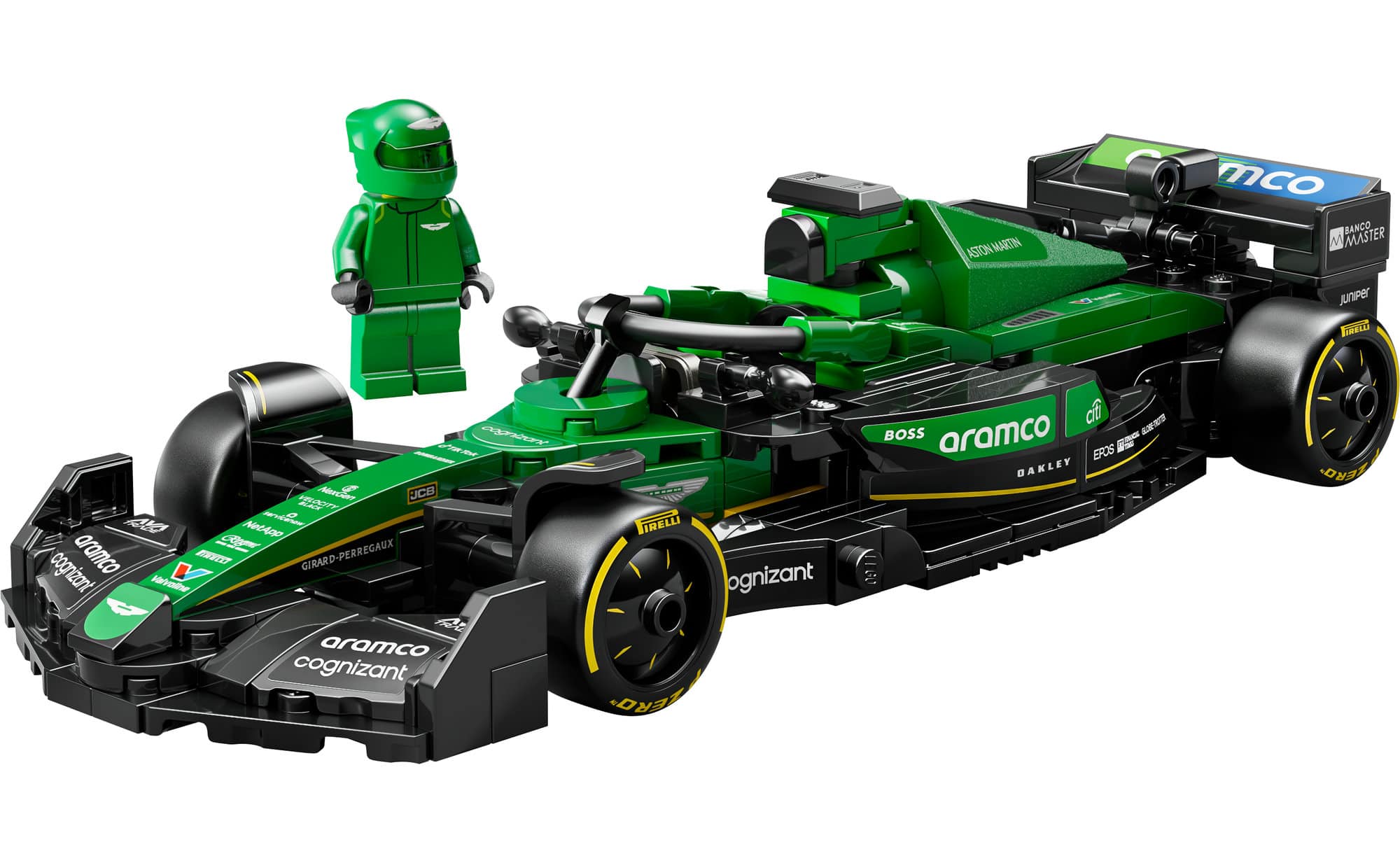 LEGO® Speed Champions Aston Martin Aramco F1® AMR24 Race Car Vehicle Set 77245