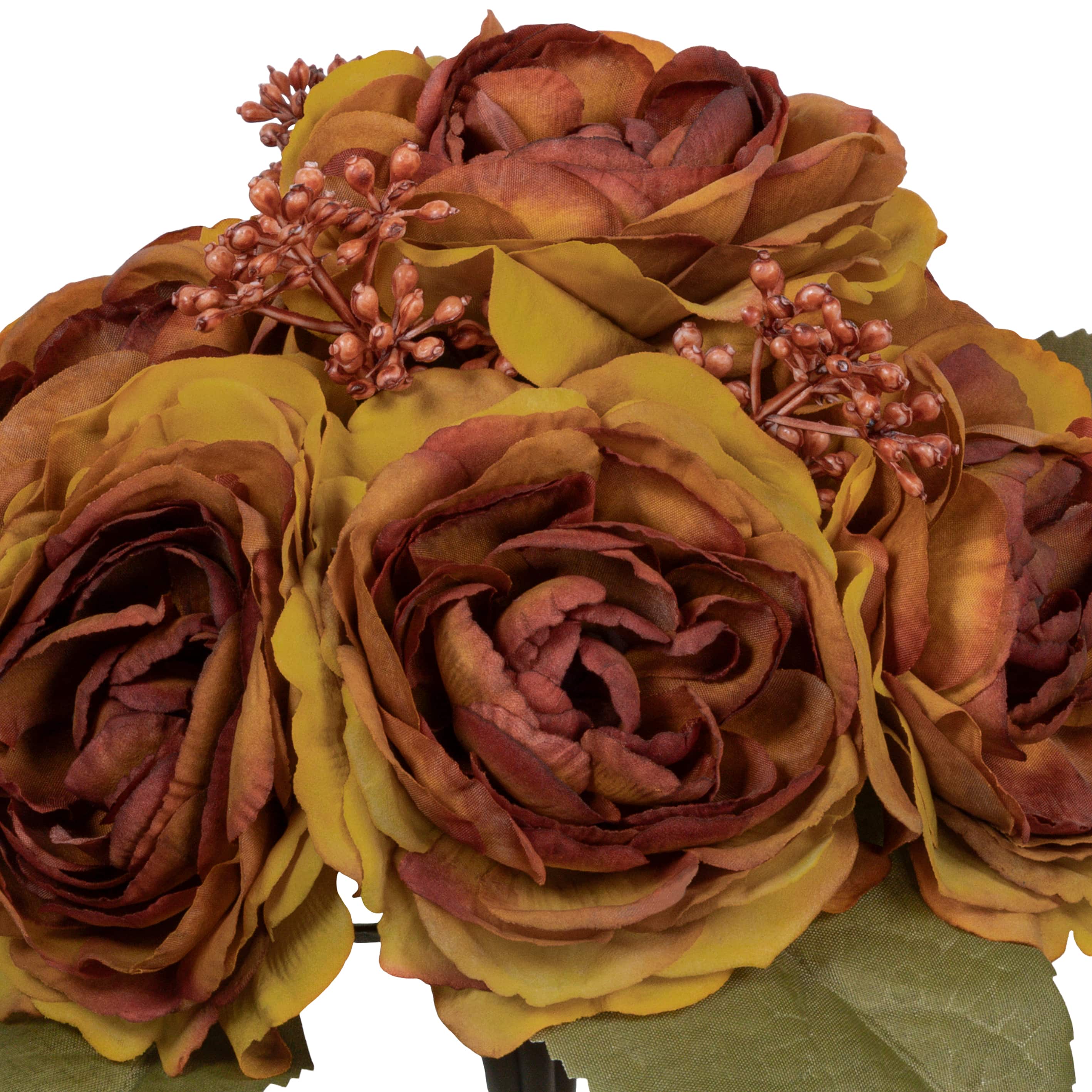 12" Orange Ranunculus & Berry Mix Real Touch Bundle by Ashland®