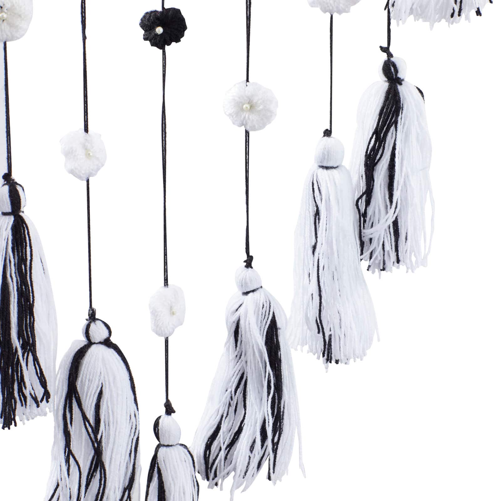 Black Metal Bohemian Wall Decor, 55" x 12"