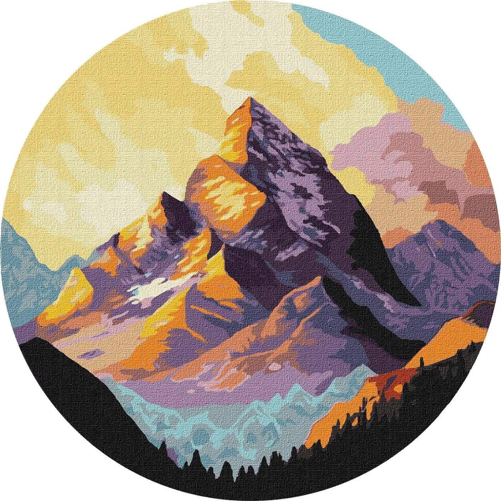 Ideyka Colors of Nature Painting by Numbers Kit