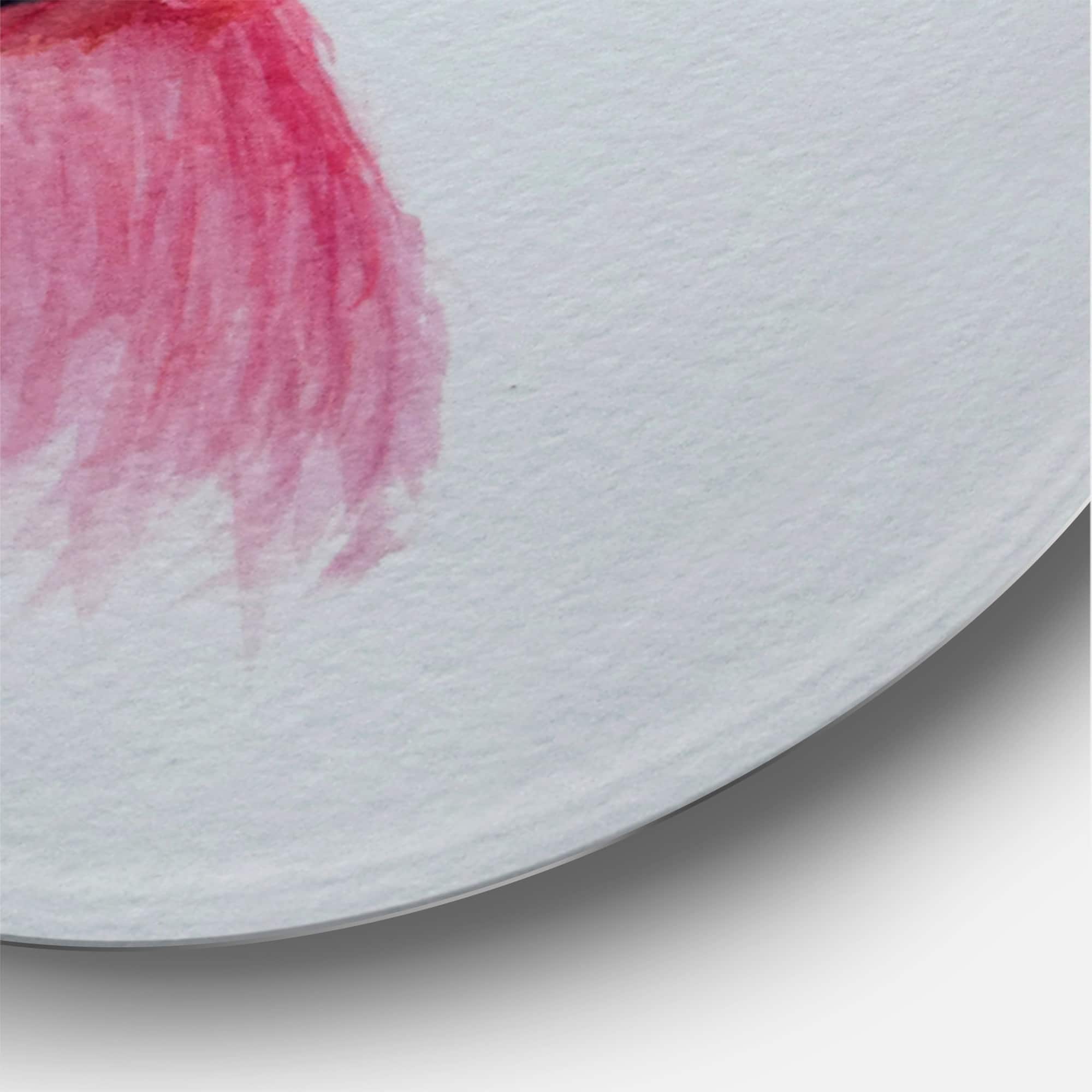 Designart - Portrait of Pink Flamingo IV