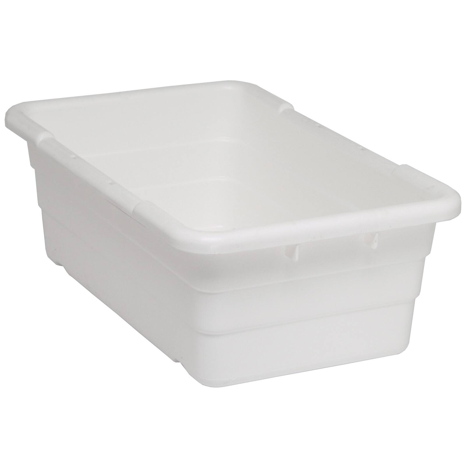 Quantum Storage Systems® White Cross Stack Tub, Size: 25.125