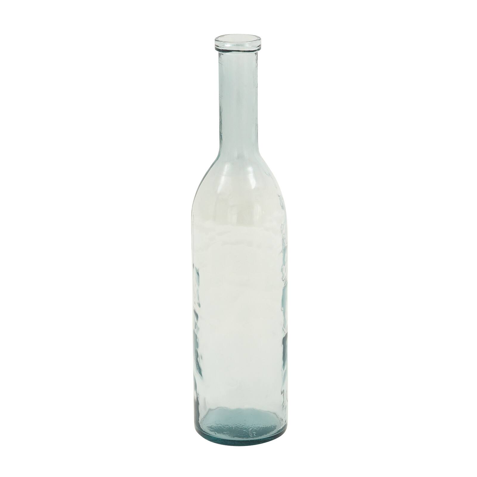 30" Aquamarine Farmhouse Glass Vase