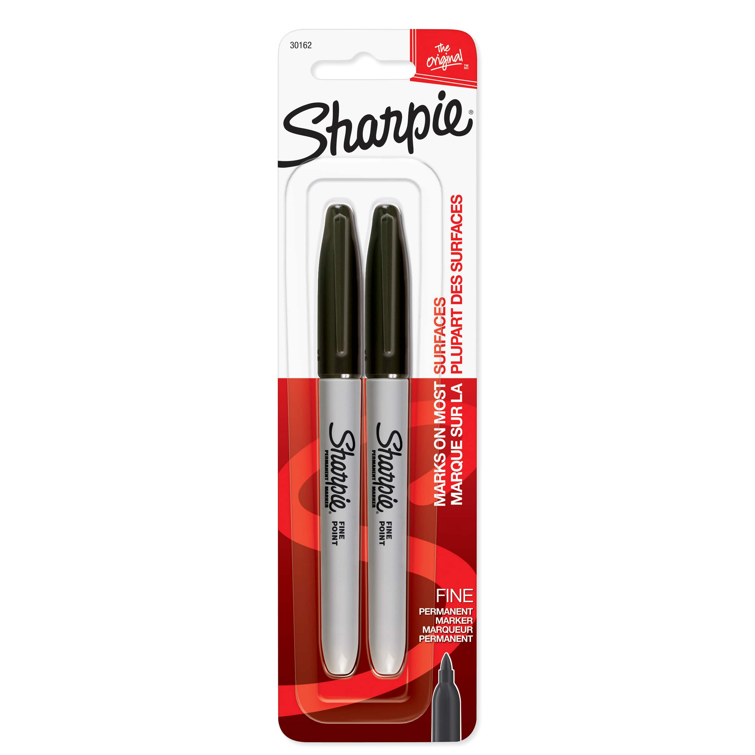 12 Packs: 2 ct. (24 total) Sharpie® Fine Point Black Permanent Markers