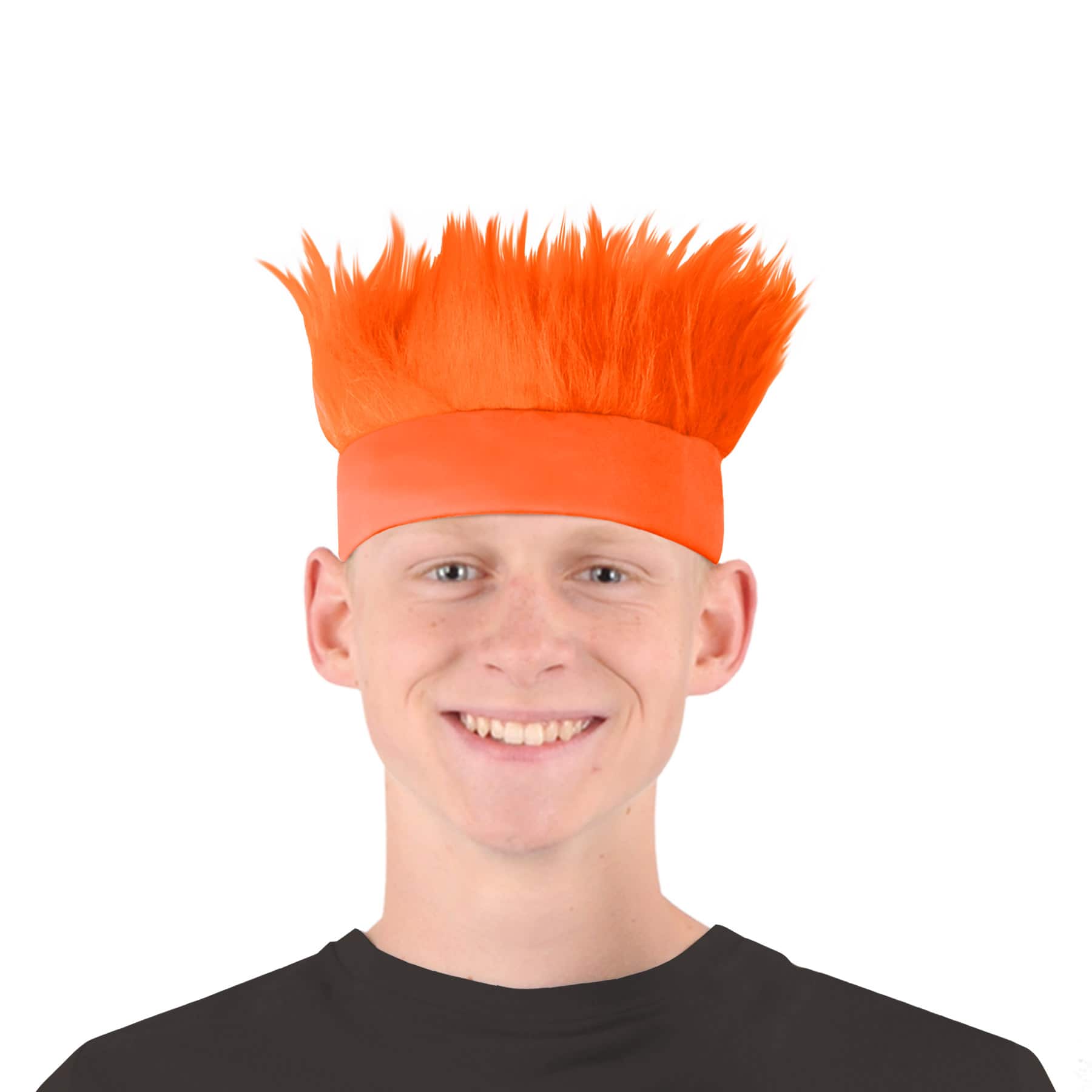 Beistle Adult Orange Hairy Headbands, 2ct.