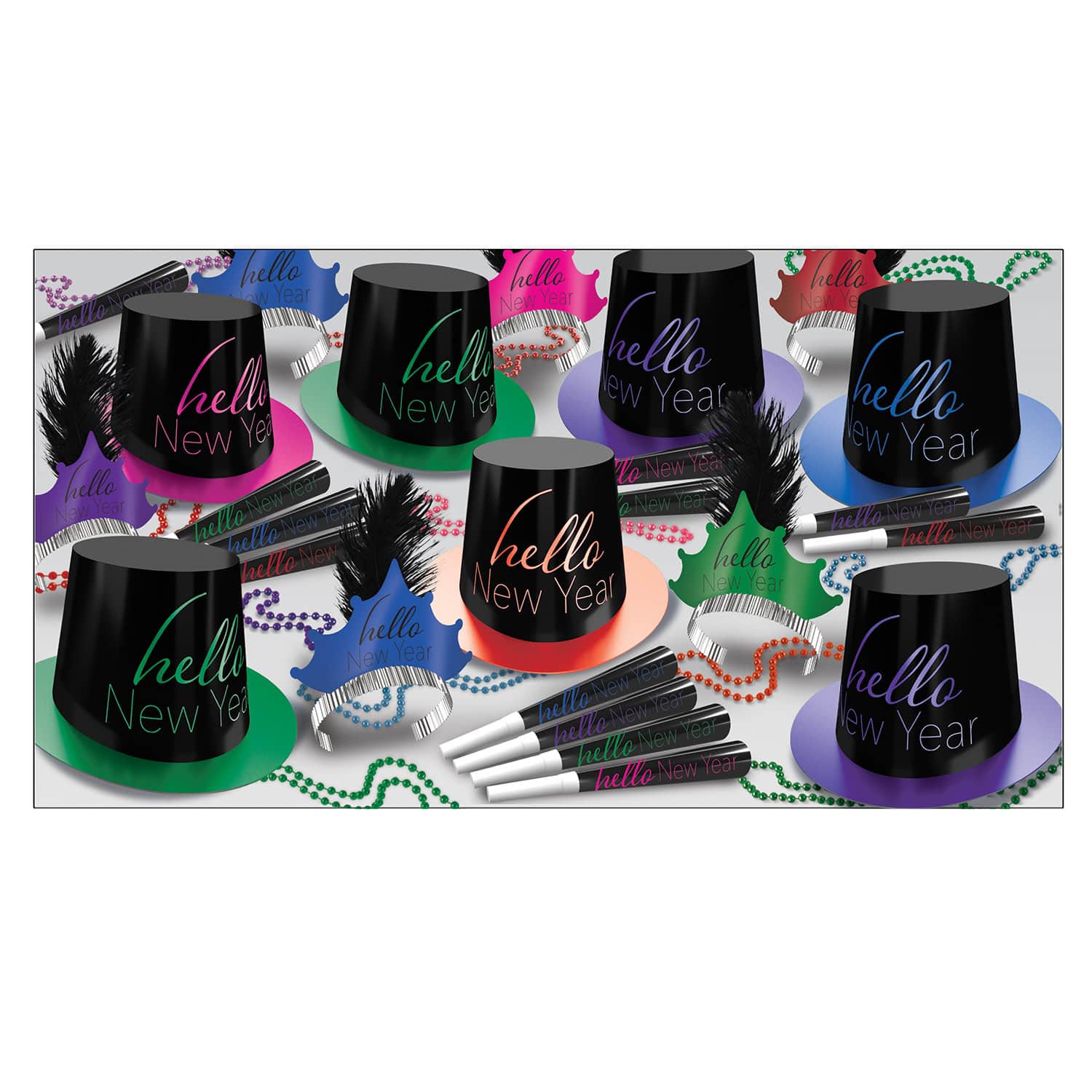 Beistle Hello New Year Accessory Kit