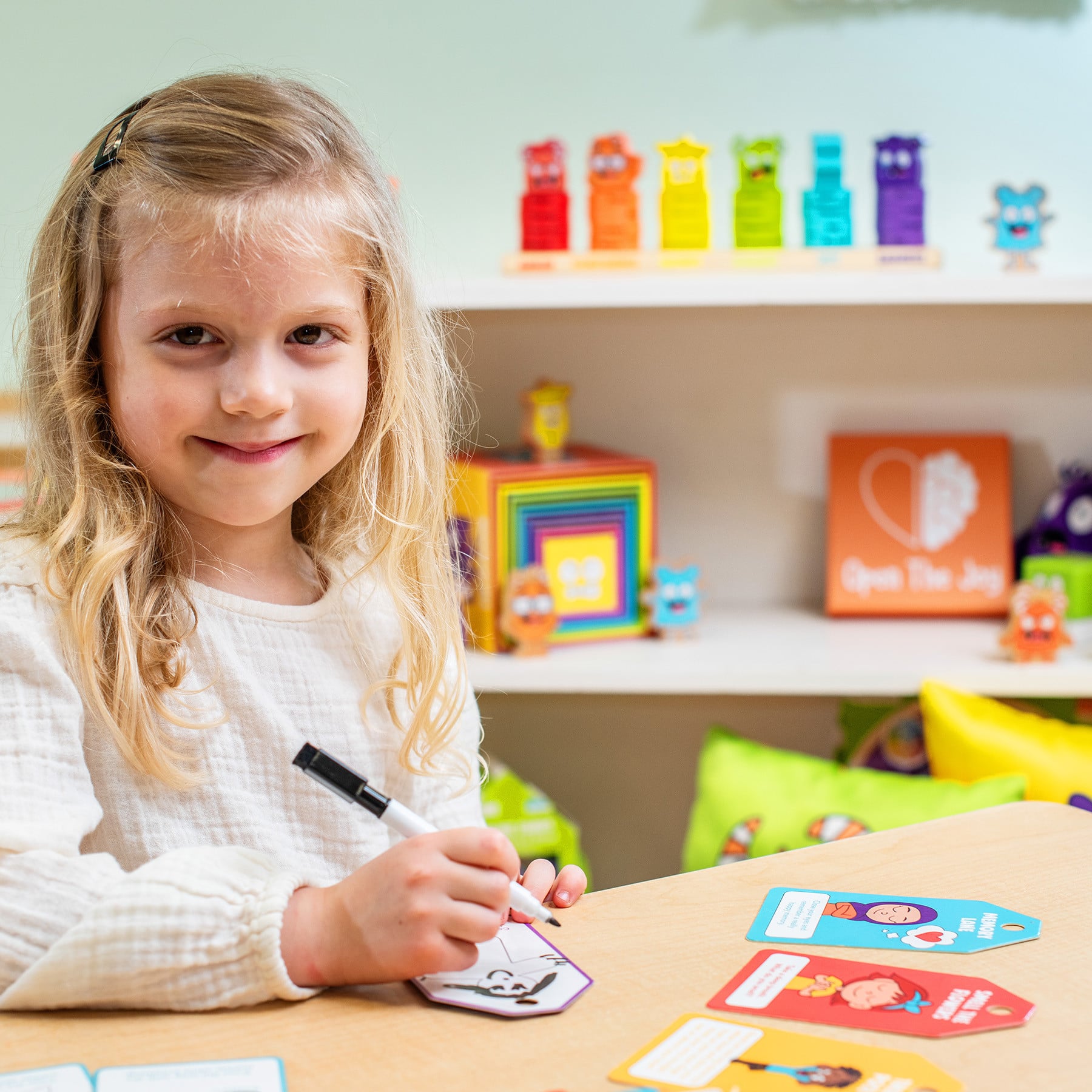 Dry Erase Calming Flash Card Kit